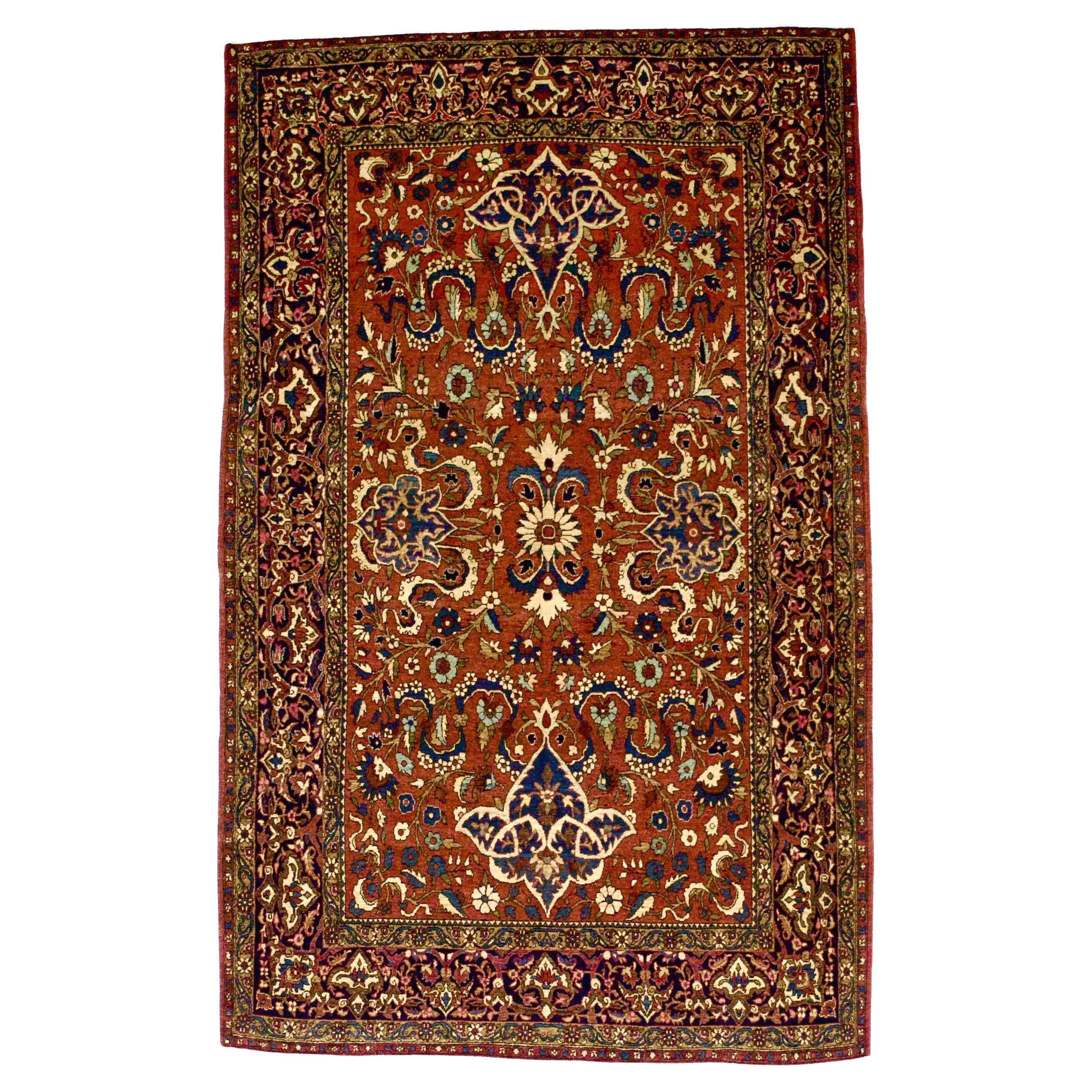 Isfahan Rug 4'6" x 7’3"