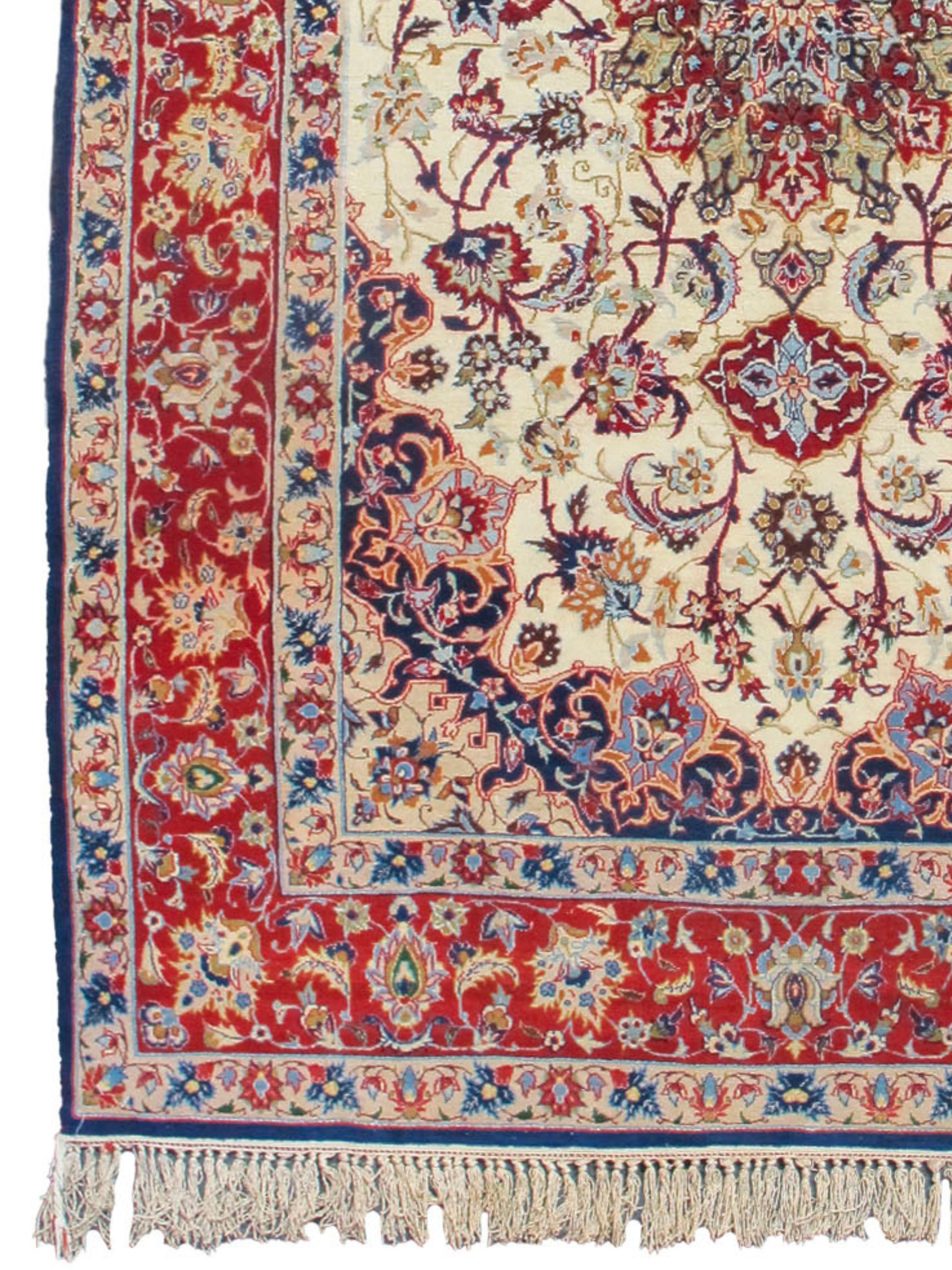 Isfahan-Teppich, Mitte des 20. Jahrhunderts

Zusätzliche Informationen:
Abmessungen: 3'5