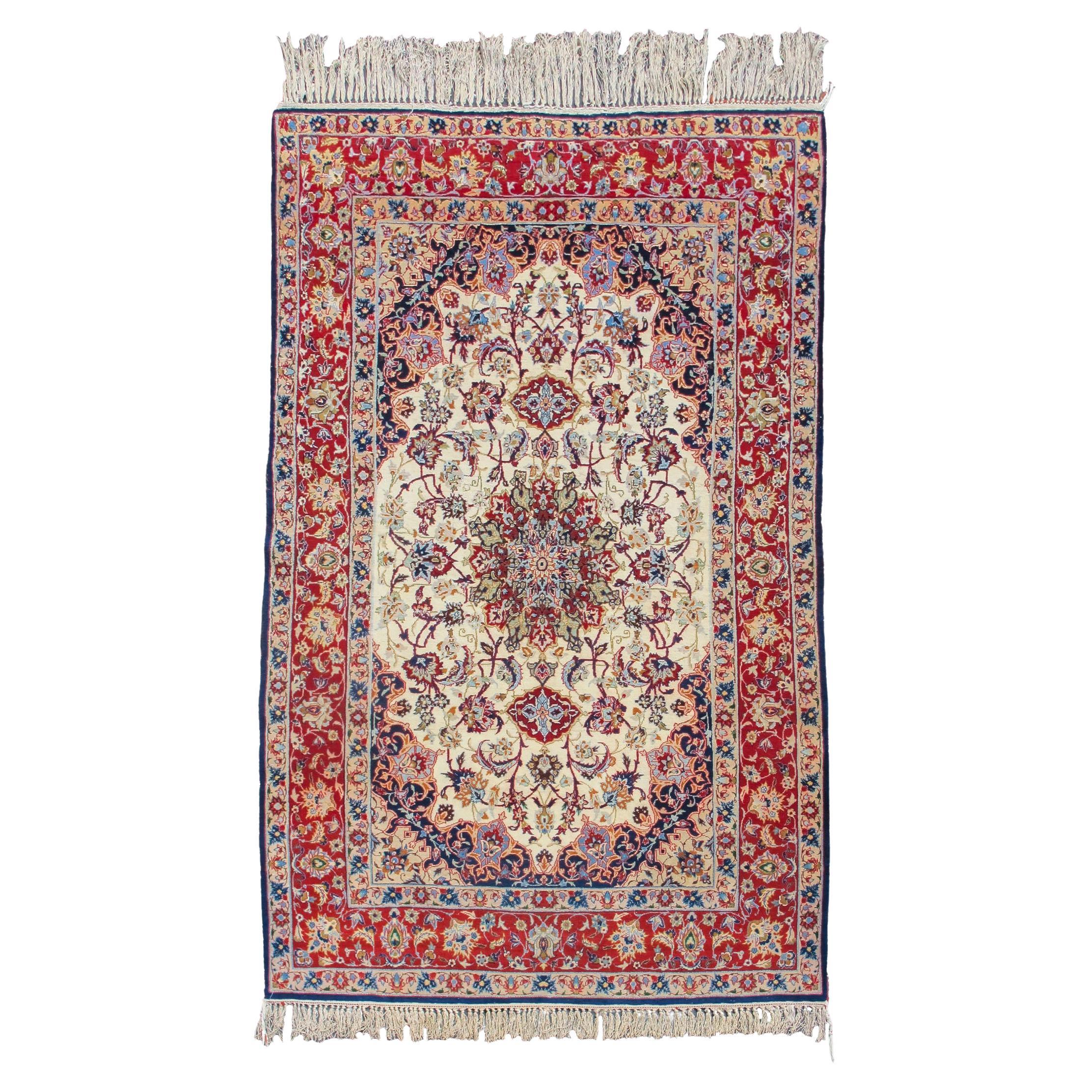 Isfahan Rug, Mid-20th Century