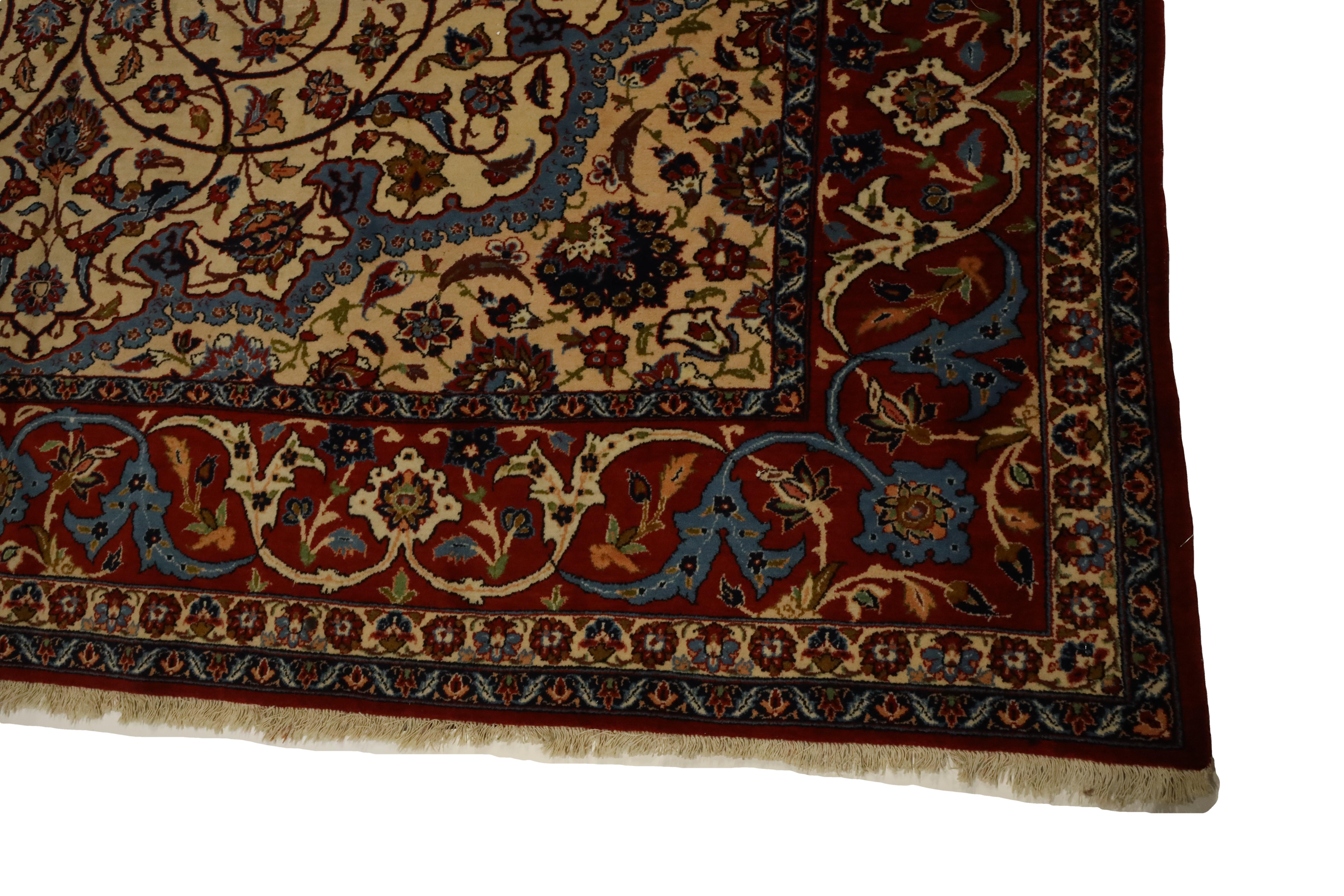 Perse Tapis semi-ancien Isfahan - 10'1