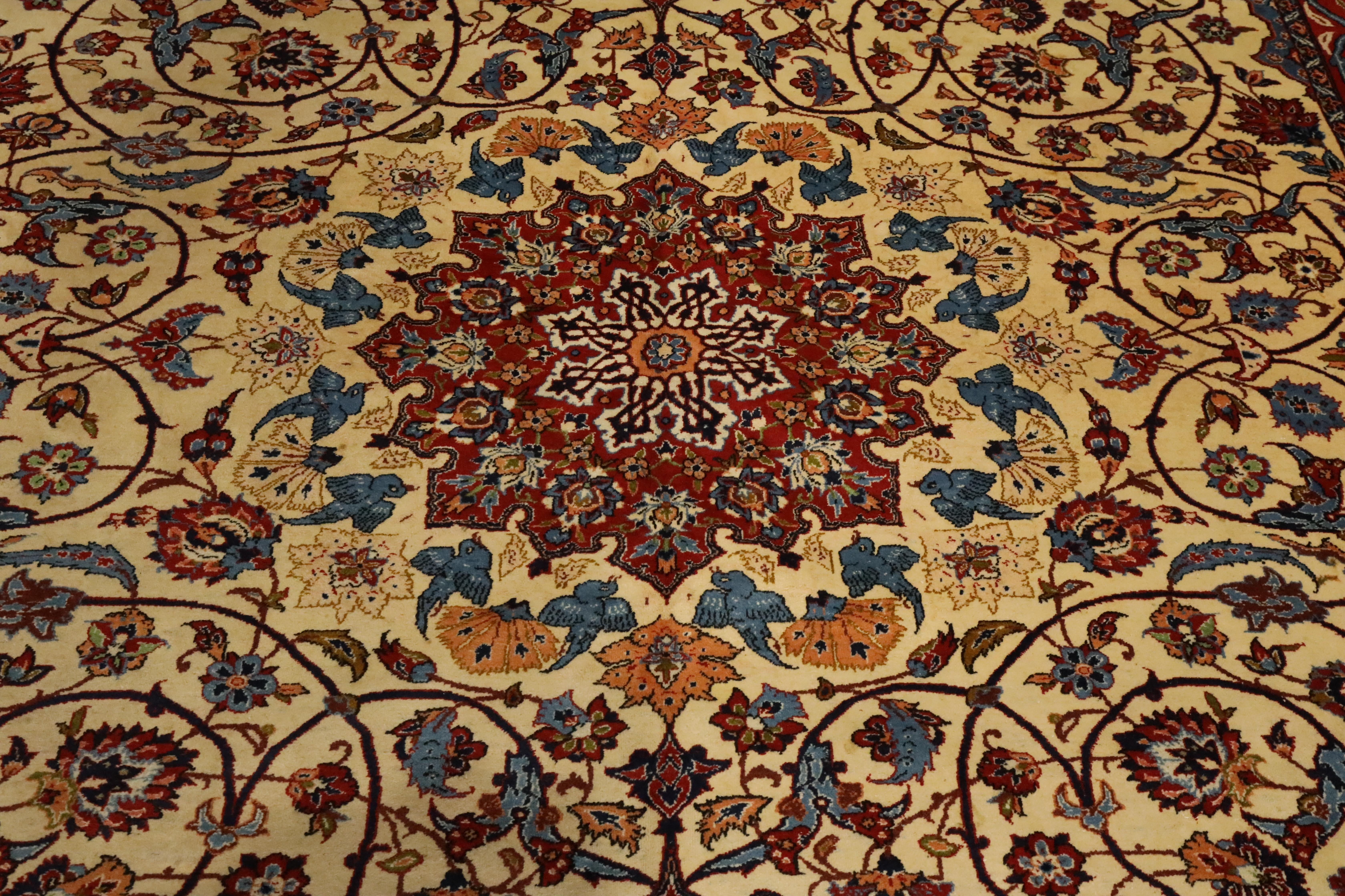 20ième siècle Tapis semi-ancien Isfahan - 10'1