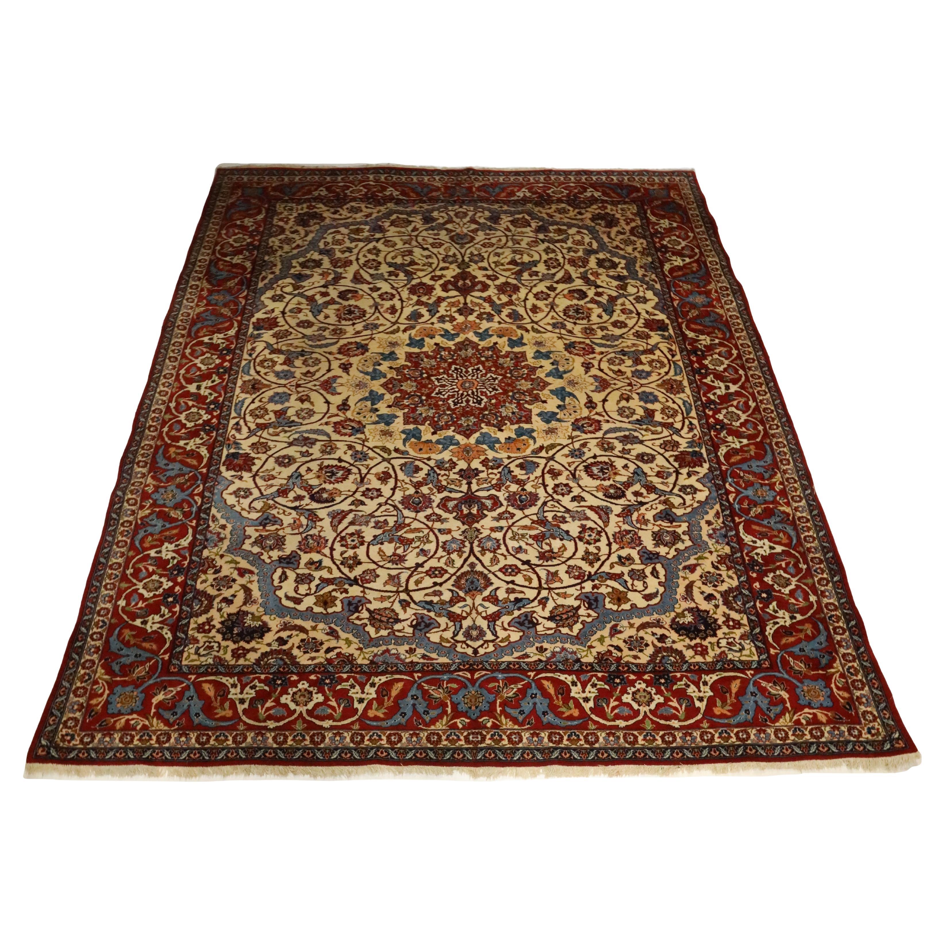Alfombra Isfahan Semi-Antique - 10'1" x 13'4
