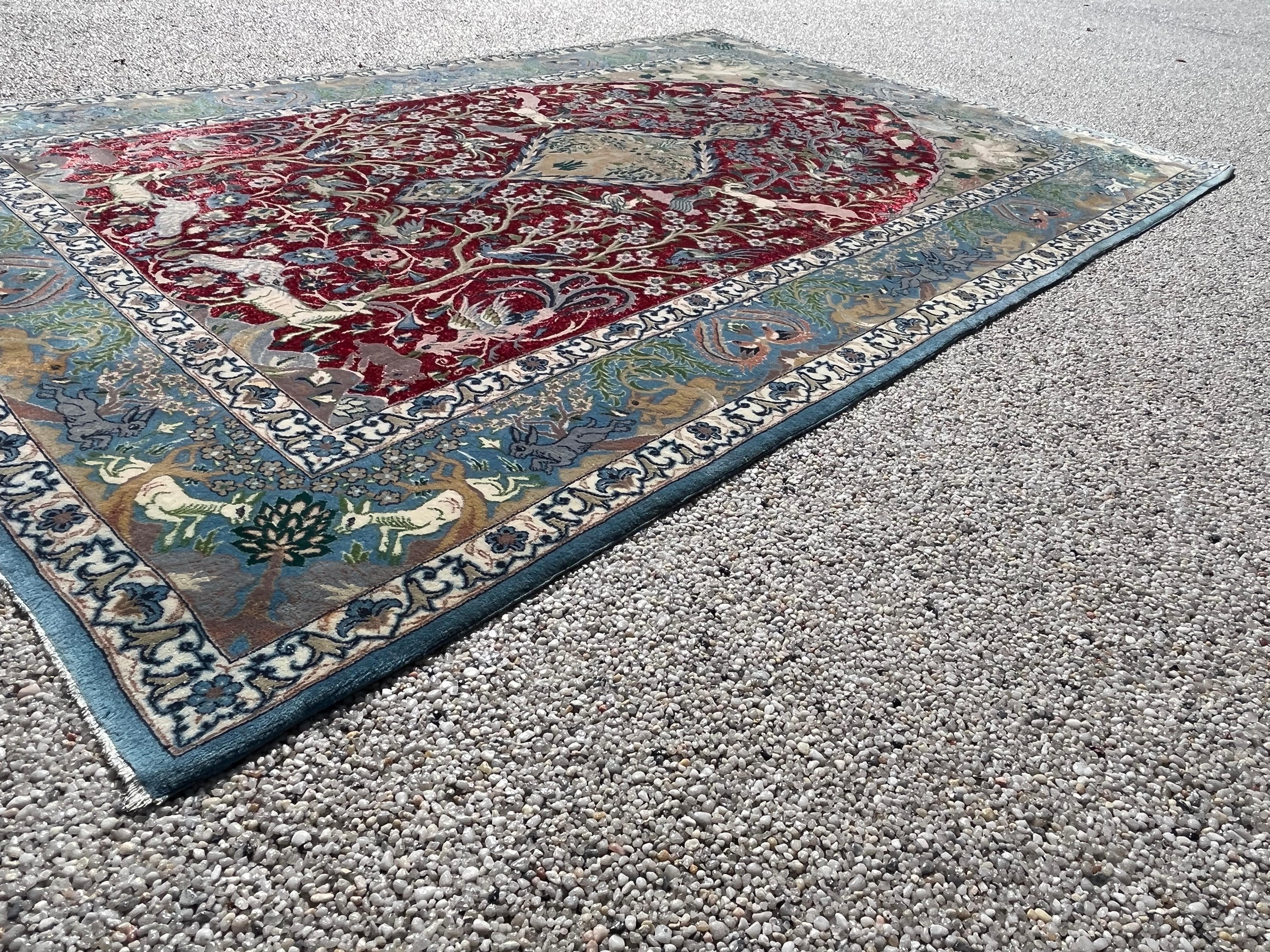 „“Isfahan-Teppich aus Wolle und Seide“ (20. Jahrhundert) im Angebot