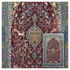 "Isfahan Wool and Silk Carpet