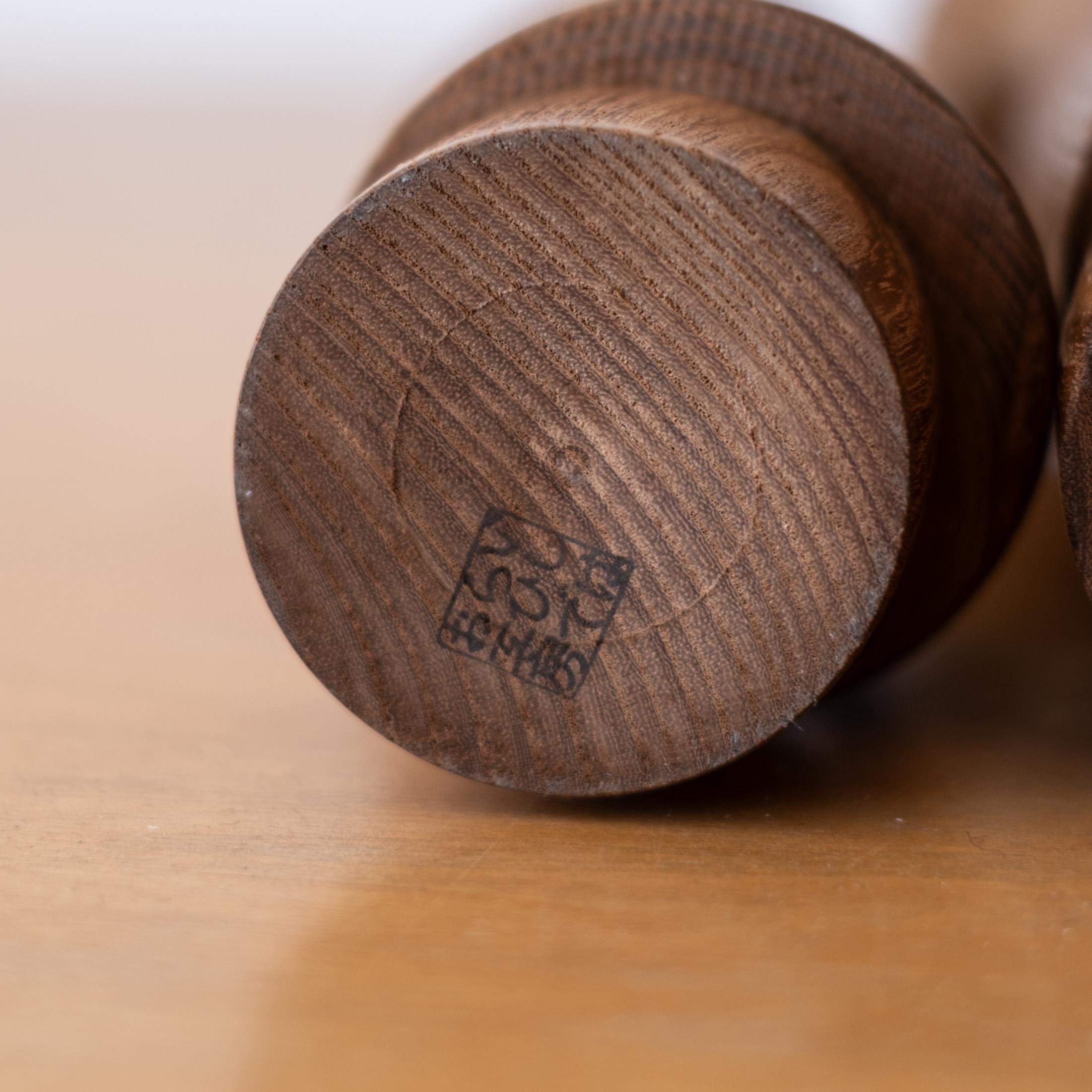 Ishihara Hideo Sculptures de poupées Kokeshi japonaises Signé en vente 5