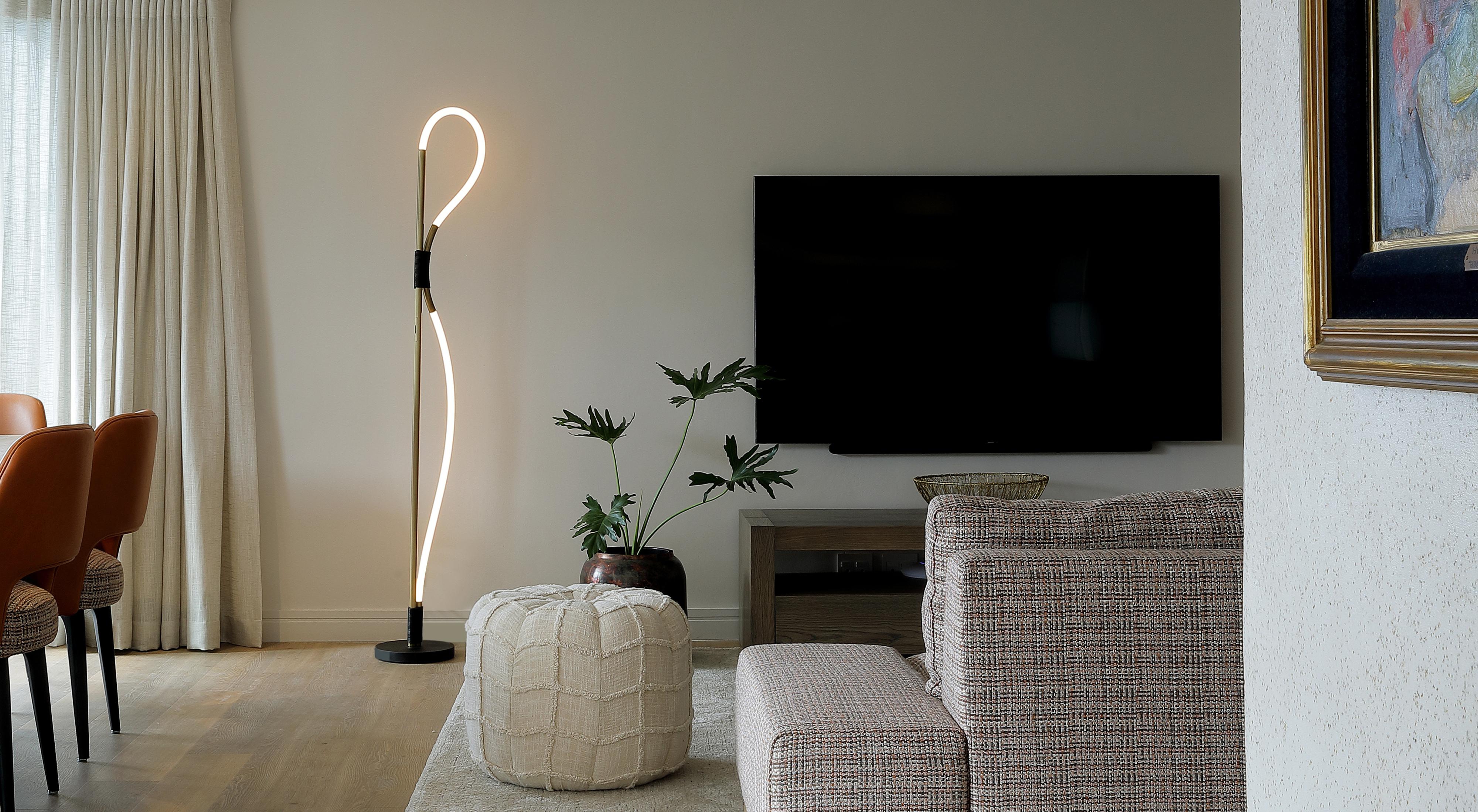 Perlé ISIBO - Lampadaire à perles en vente