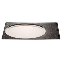 Plateau ovale Iside en bronze