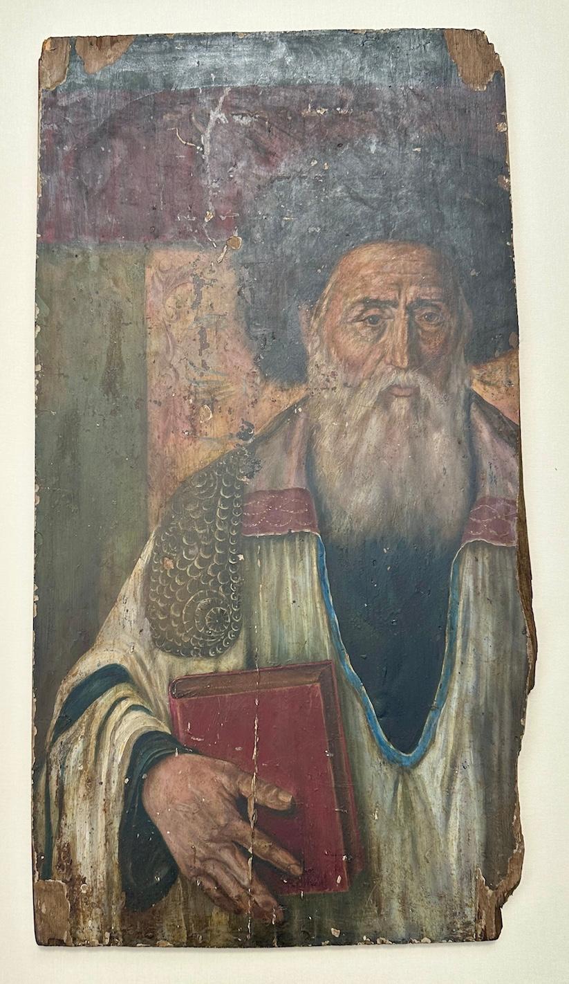 19th century Oil portrait of a Hungarian Rabbi