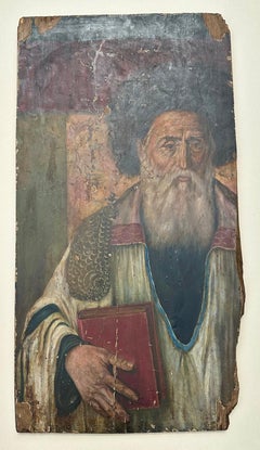 19th century Oil portrait of a Hungarian Rabbi