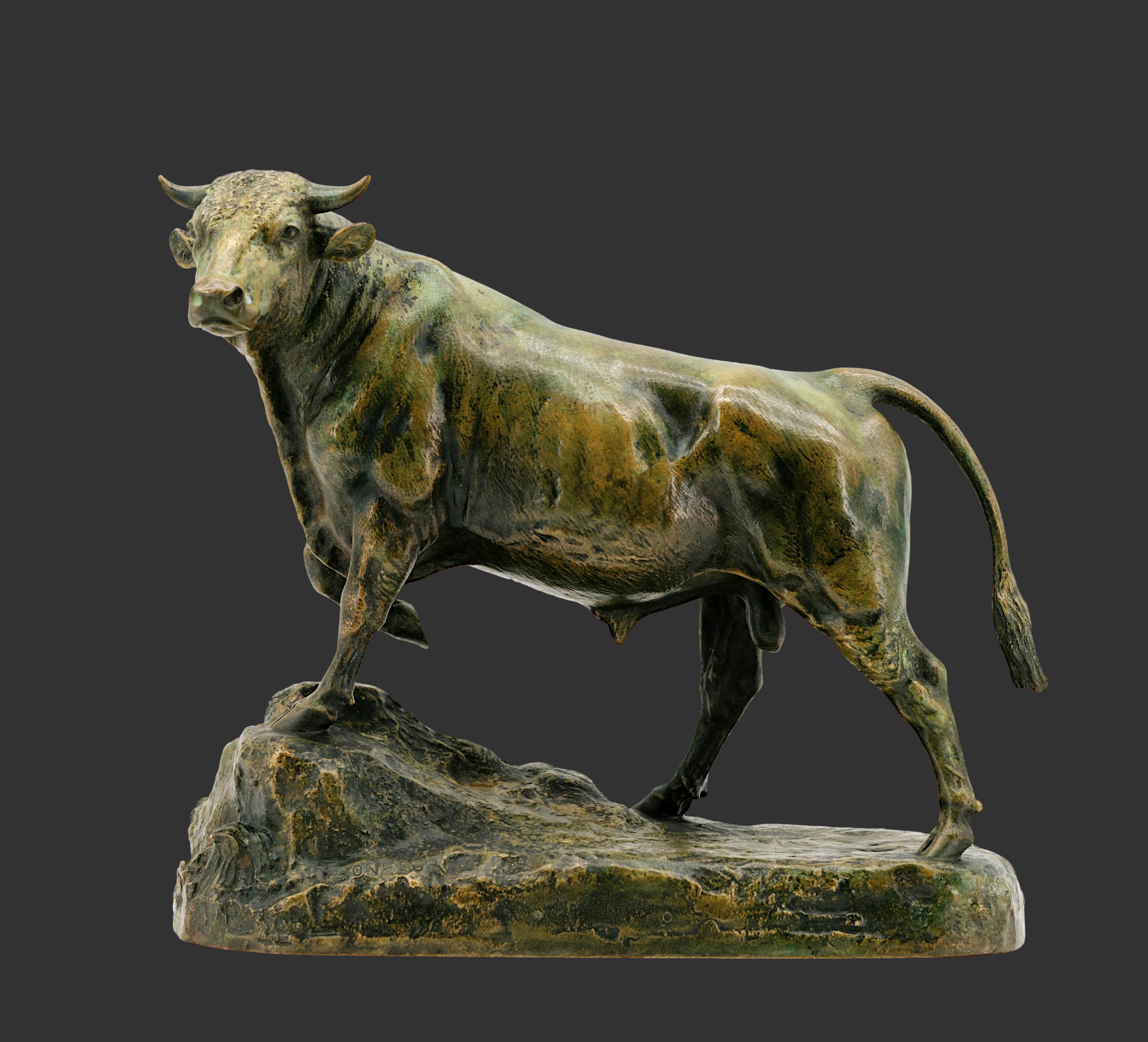Toro di bronzo di Isidore Bonheur, fine XIX secolo. in vendita 4