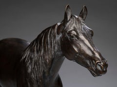 Portrait d'un cheval debout sur un étalon debout Isidore Jules Bonheur (France, 1827-1901)