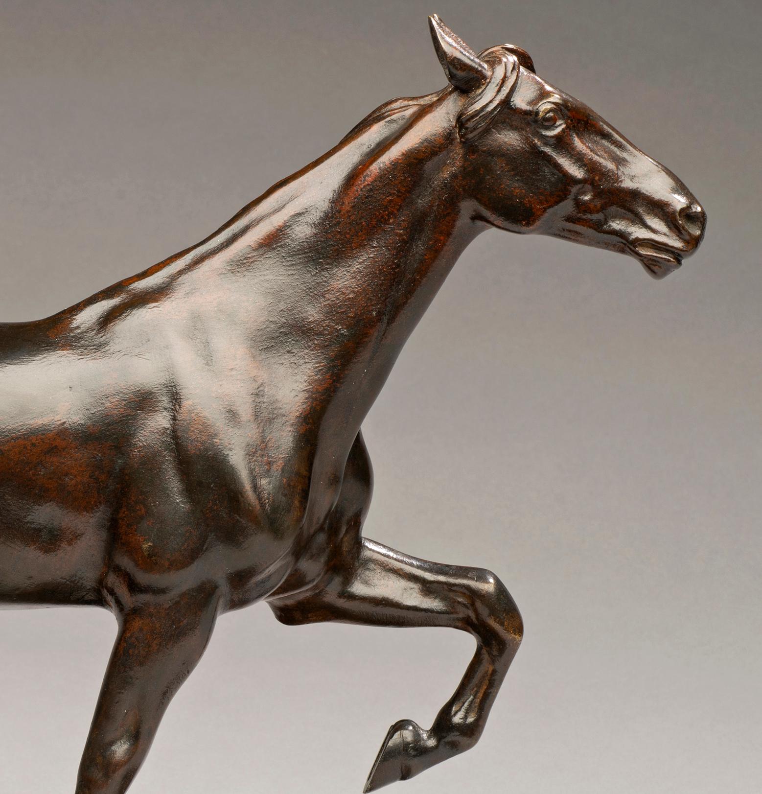 Antique Horse Bronze Trotting Stallion Isidore Jules Bonheur (France, 1827-1901) For Sale 6