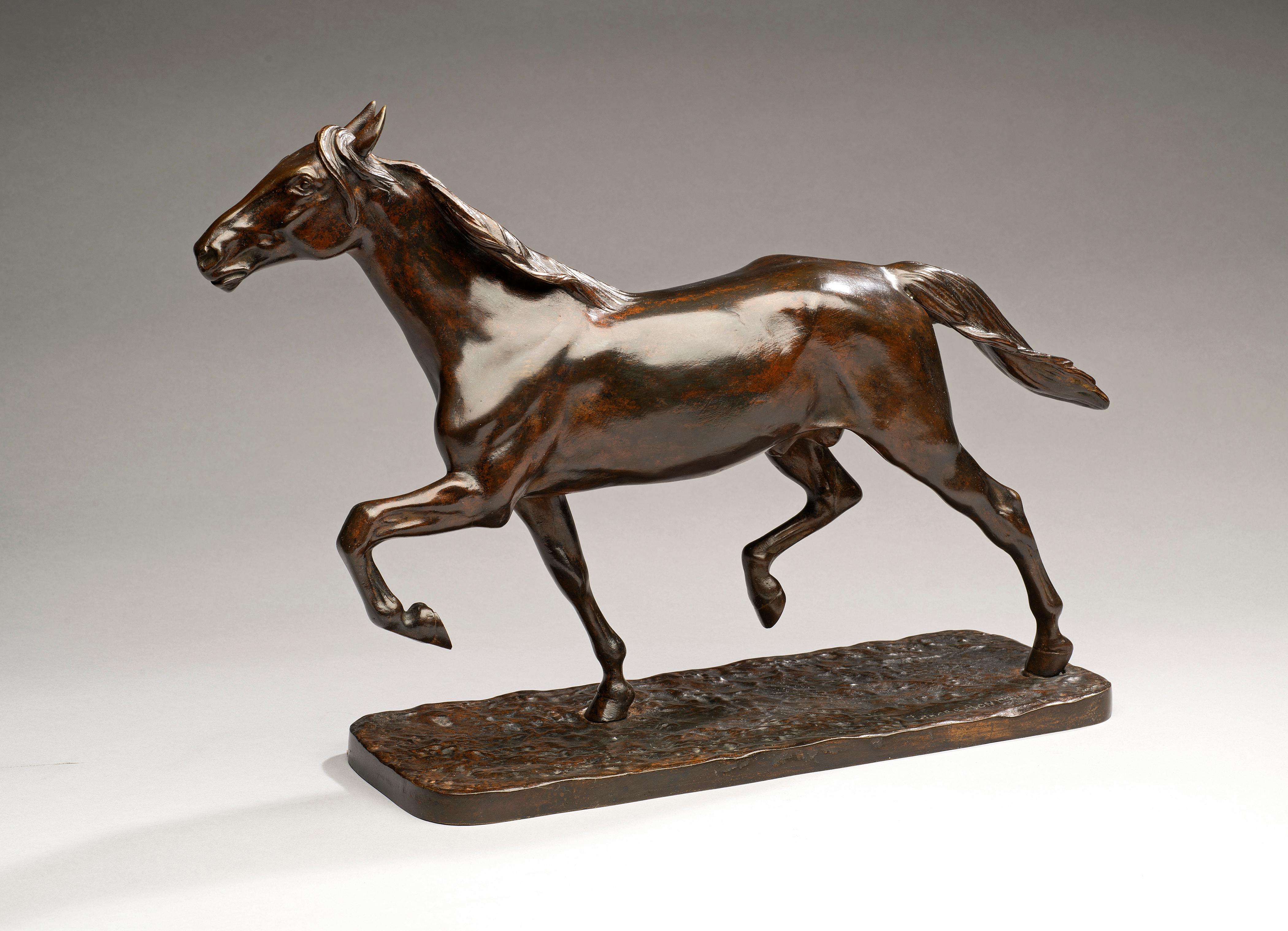 Étalon de chasseur d'antiquités en bronze Isidore Jules Bonheur (France, 1827-1901) en vente 1
