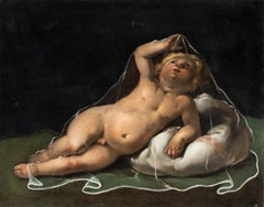 Isidoro Bianchi (maestro barocco) - Pittura di figura del primo Seicento - Putto Isidoro Bianchi (maestro barocco) - Pittura di figura del primo Seicento - Putto