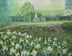 Óleo sobre tela - Jardín de Knightshayes - Año 2000