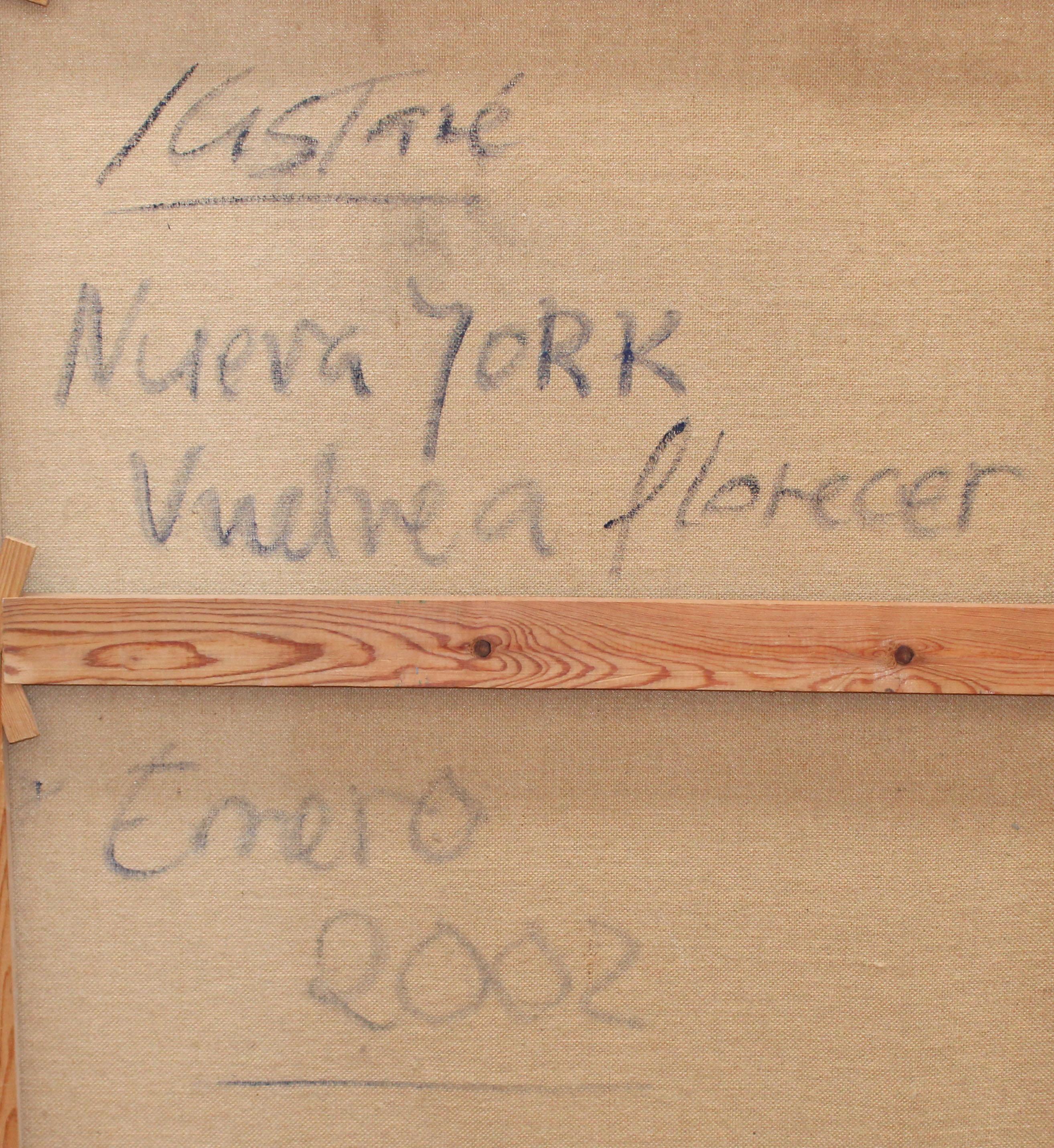 Óleo sobre tela - New York - Año 2002 im Angebot 8