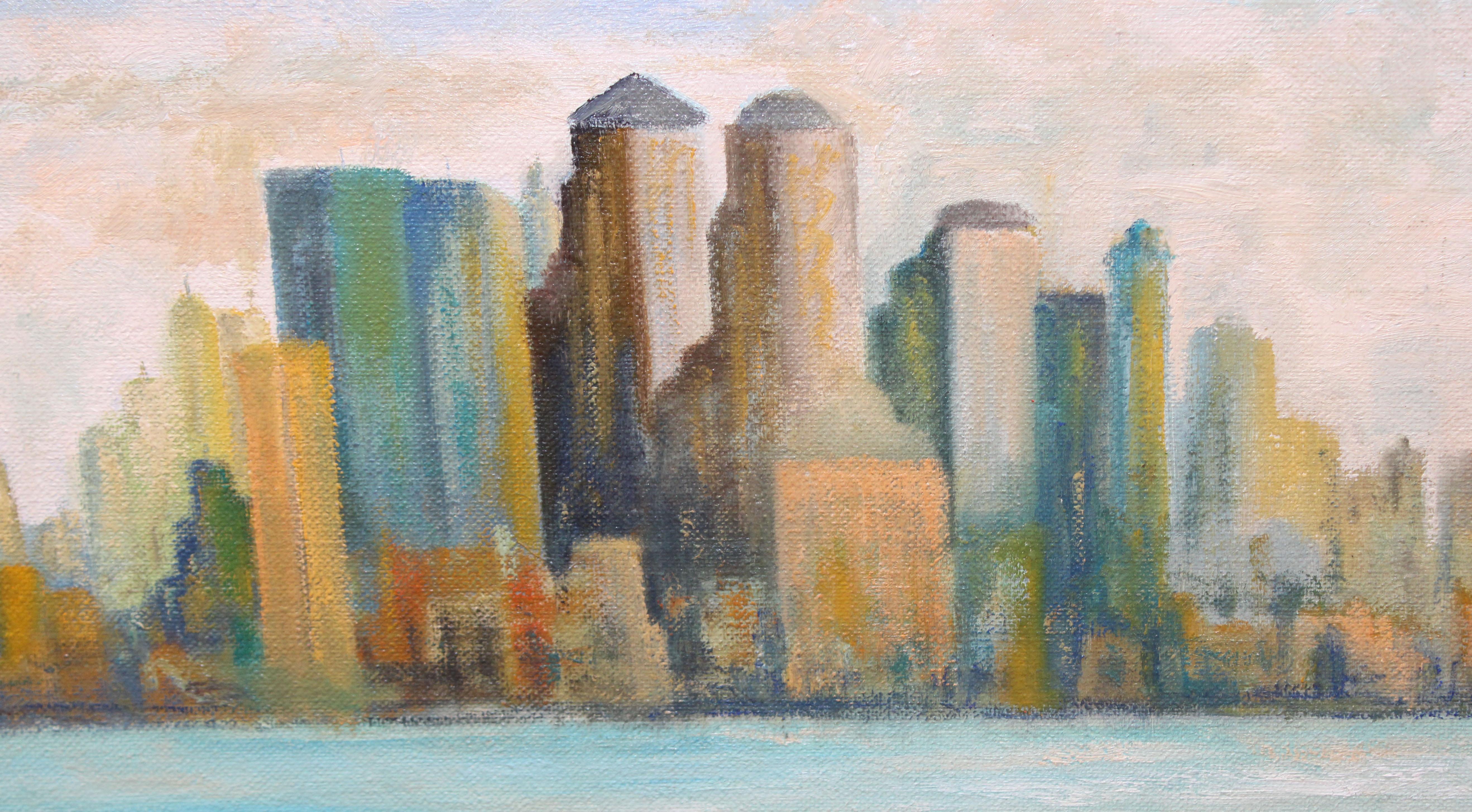 Óleo sobre tela - New York - Año 2002 (Impressionismus), Painting, von Isidre Cistaré