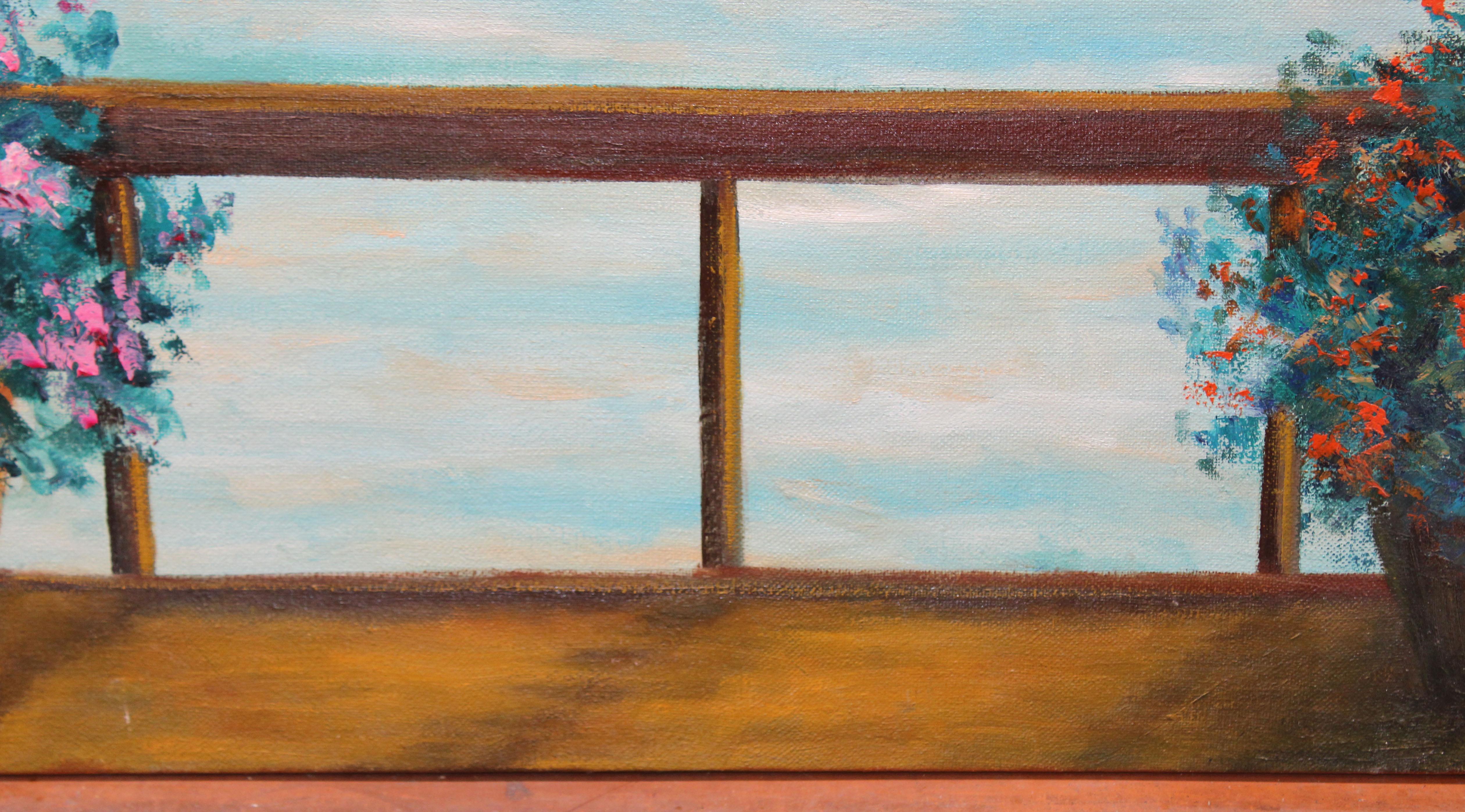 Óleo sobre tela - New York - Año 2002 im Angebot 1