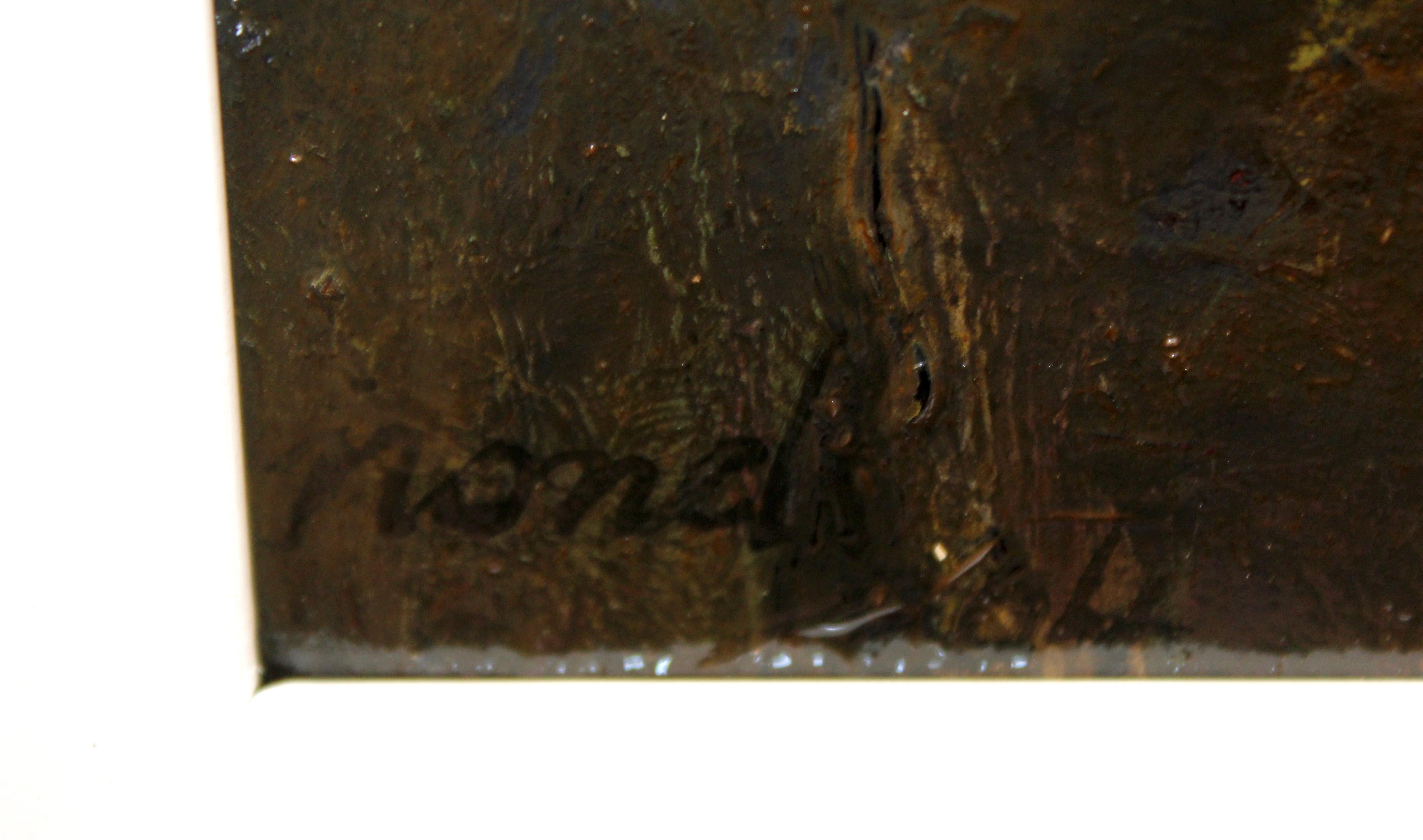 Retrato de gitana - Óleo sobre tablex For Sale 2