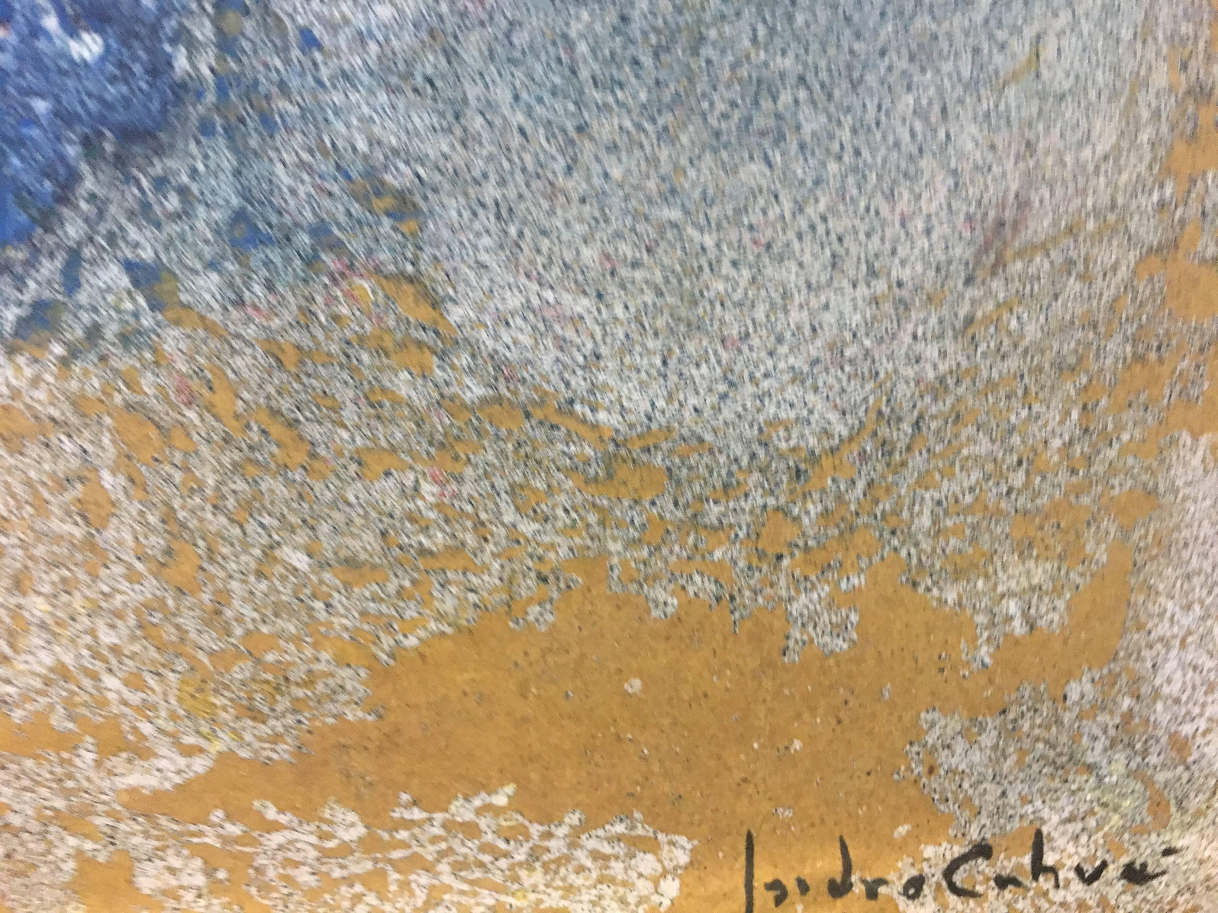 Cahue    Fische im Meer   Abstraktes Original-Acryl  Malerei  im Angebot 1