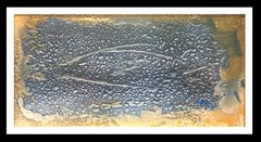 Cahue    poissons de la mer   original abstrait acrylique  peinture