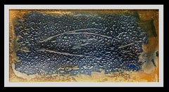 fish in the sea   original abstract acrylic  painting 