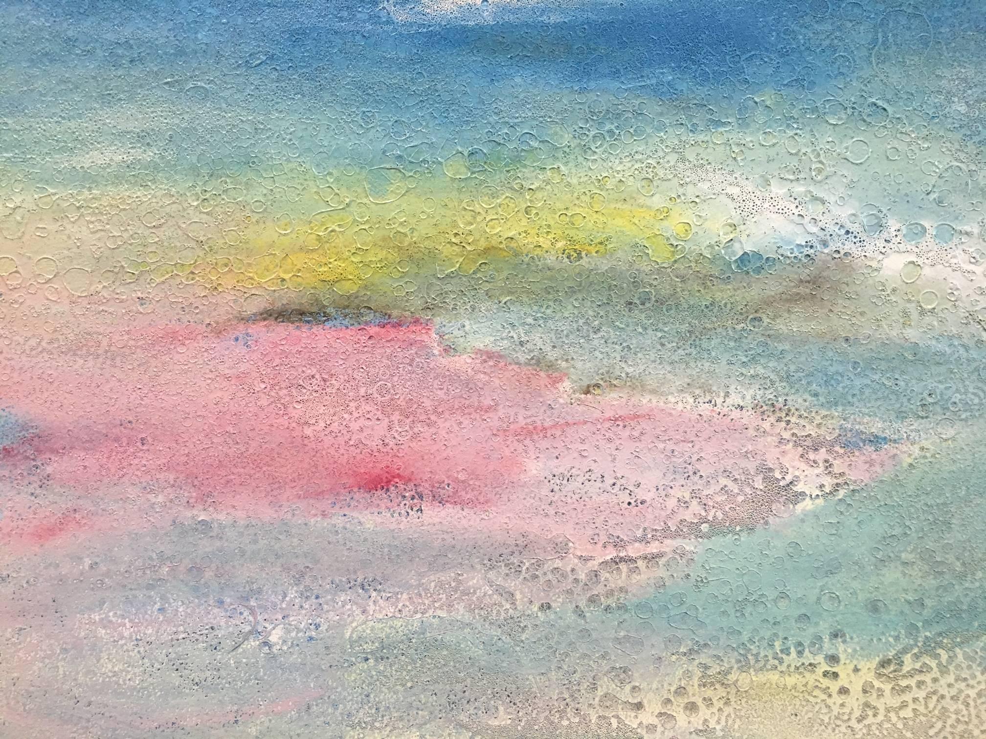 landscape original abstract acrylic paper painting. 
Artwork by Spanish artist ISIDRO CAHUE.
Acrylic on paper
Perfect state

The personality of the artist is reflected in different fields of art. His concern for the subject, his experience, his
