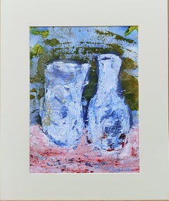 I. Cahue colors  original abstract paper acrylic
