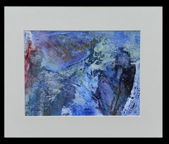 I Cahue  Sea   original abstract paper acrylic painting