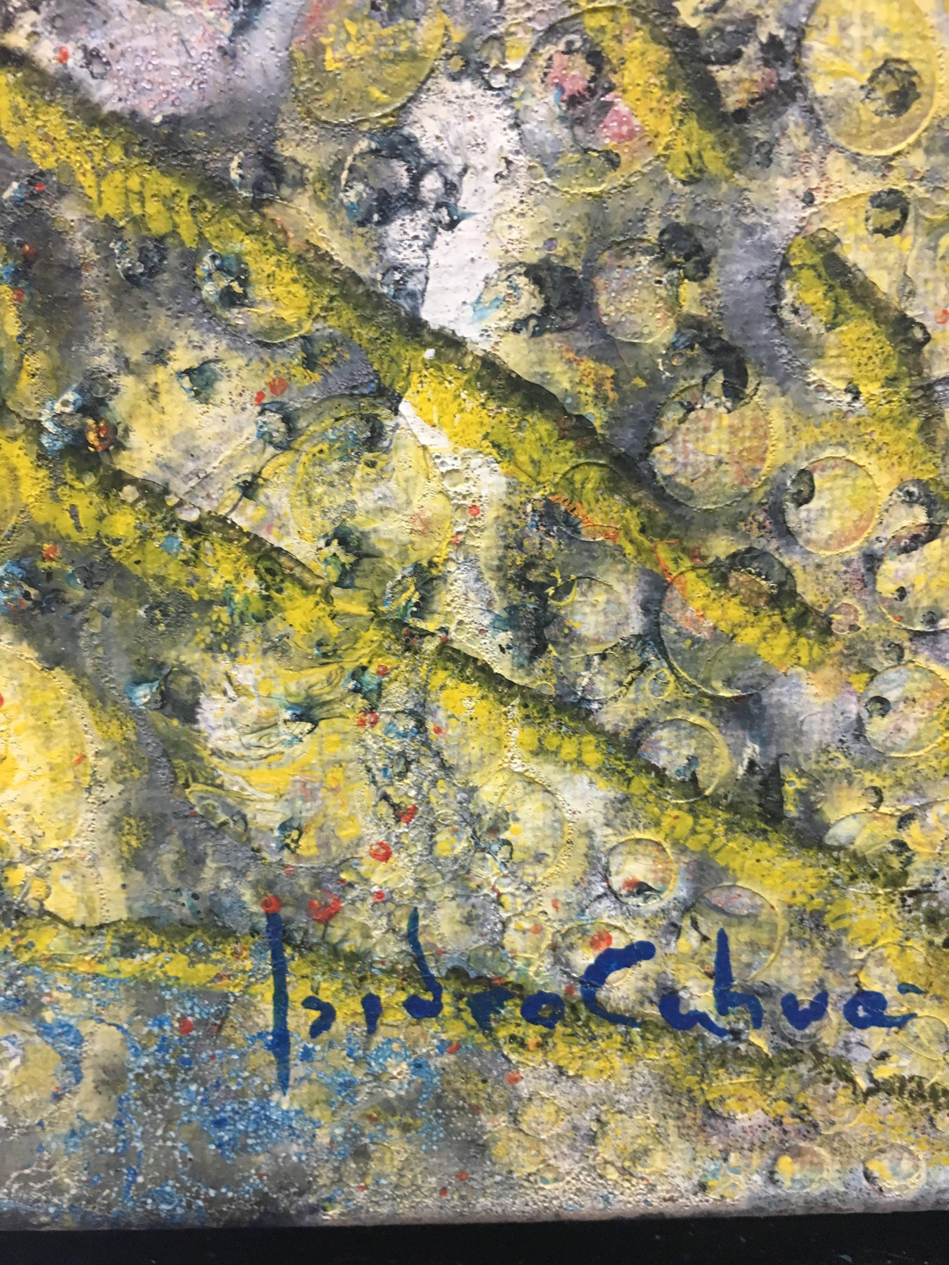 bottom of the sea- original abstract acrylic canvas painting
Artwork by Spanish artist ISIDRO CAHUE.
Acrylic on canvas
Perfect state

The personality of the artist is reflected in different fields of art. His concern for the subject, his experience,