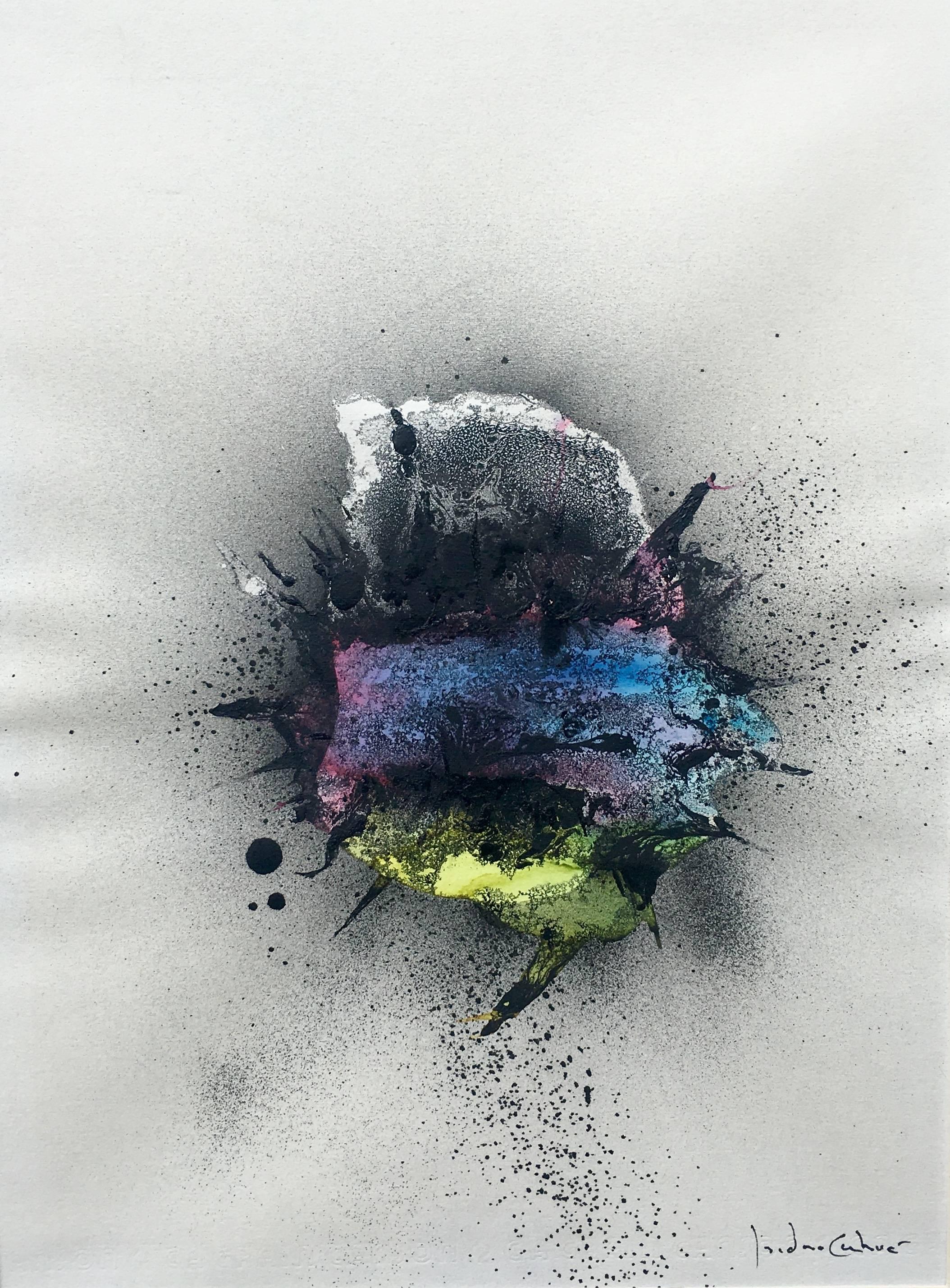 Isidro Cahue  Colors Naturaleza. Original abstraktes Acrylgemälde im Angebot 2