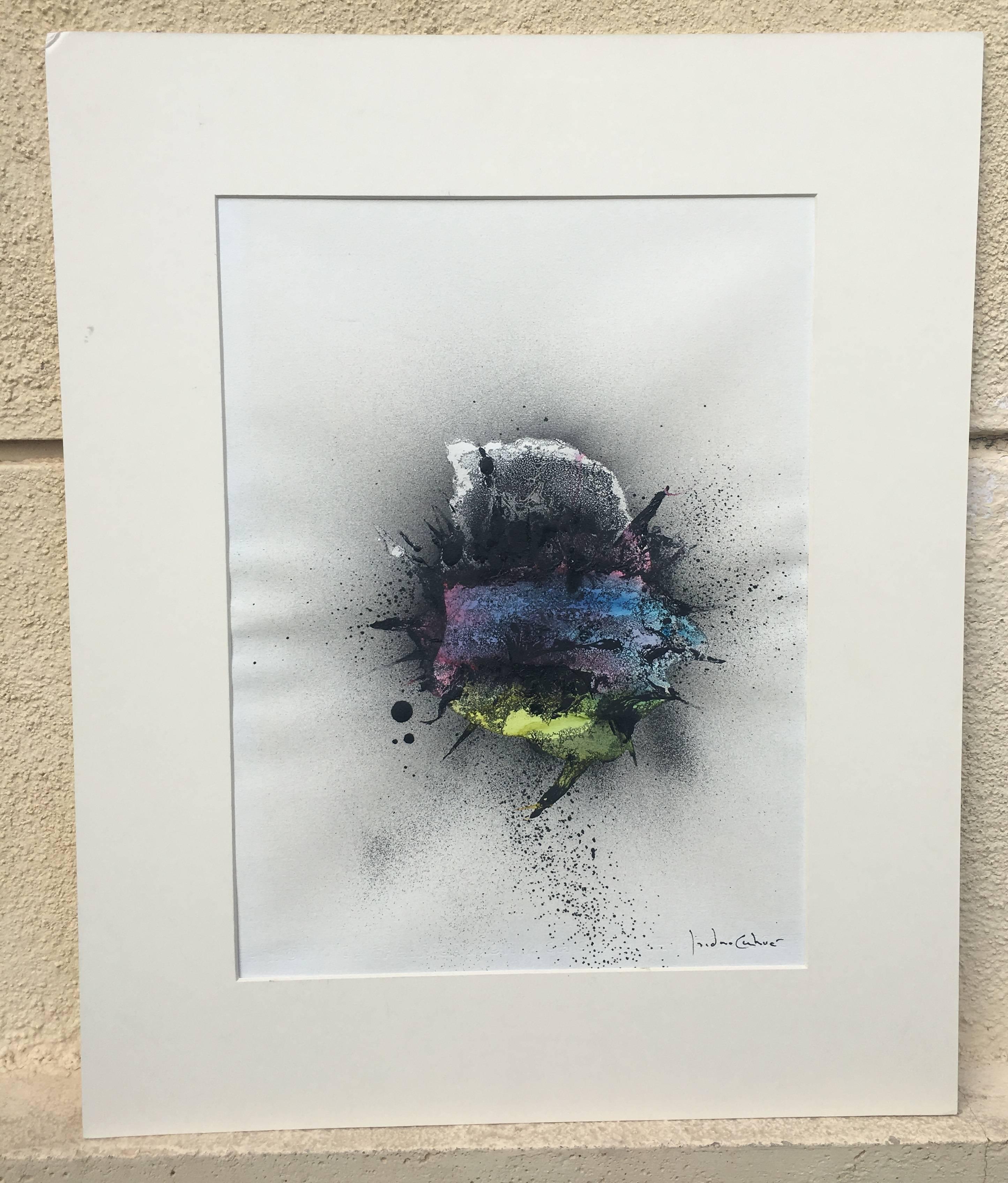 Isidro Cahue  Colors Naturaleza. original abstract acrylic painting For Sale 3