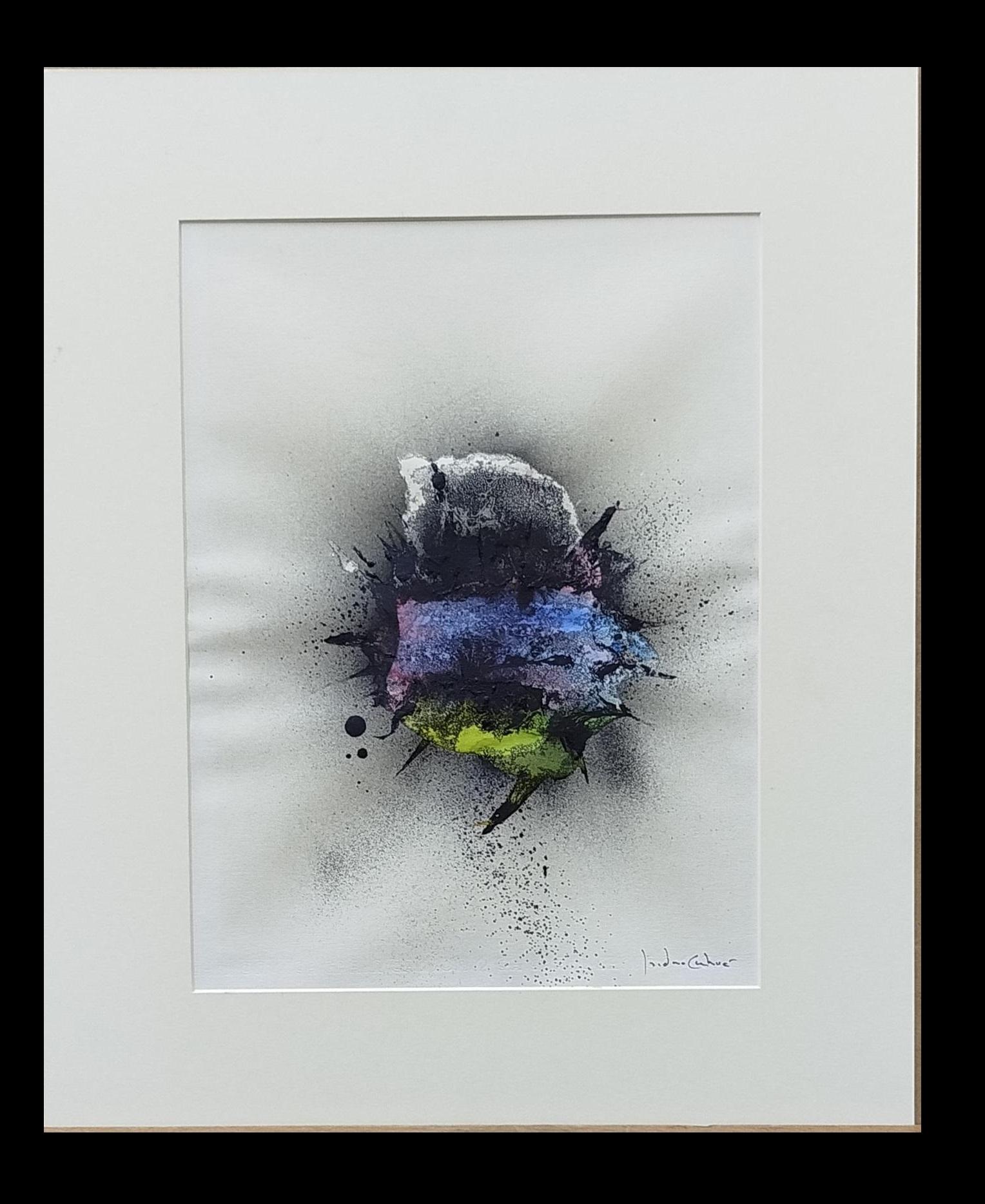 Isidro Cahue  Colors Naturaleza. original abstract acrylic painting