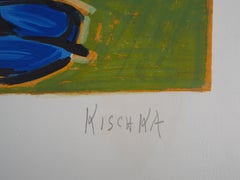 Nature morte avec fruits - Lithographie originale signée et numérotée à la main (Mourlot)