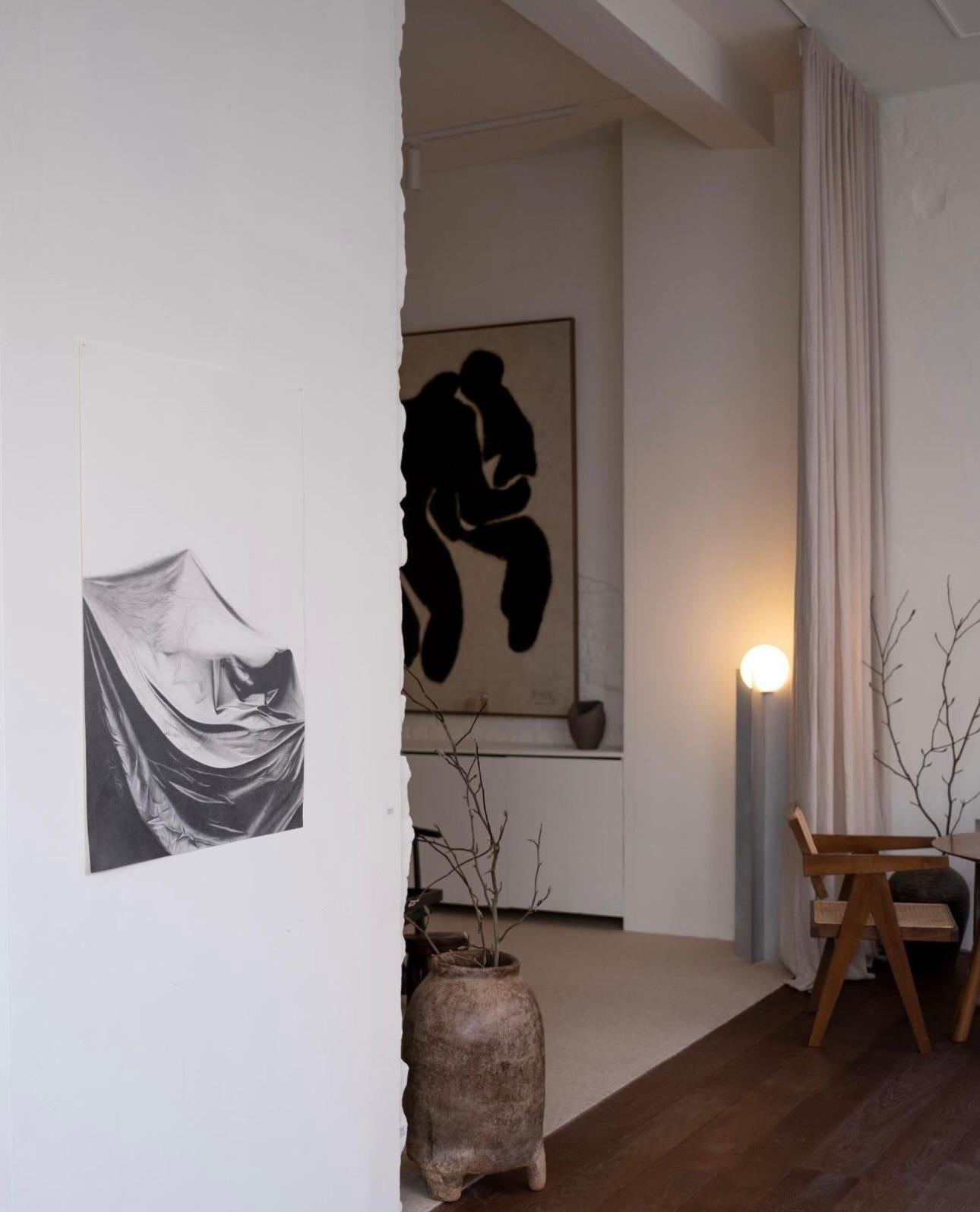 Minimalist Metal Floor Lamp Inspired by Mies van der Rohe, 2024 - 'Mies' For Sale 5