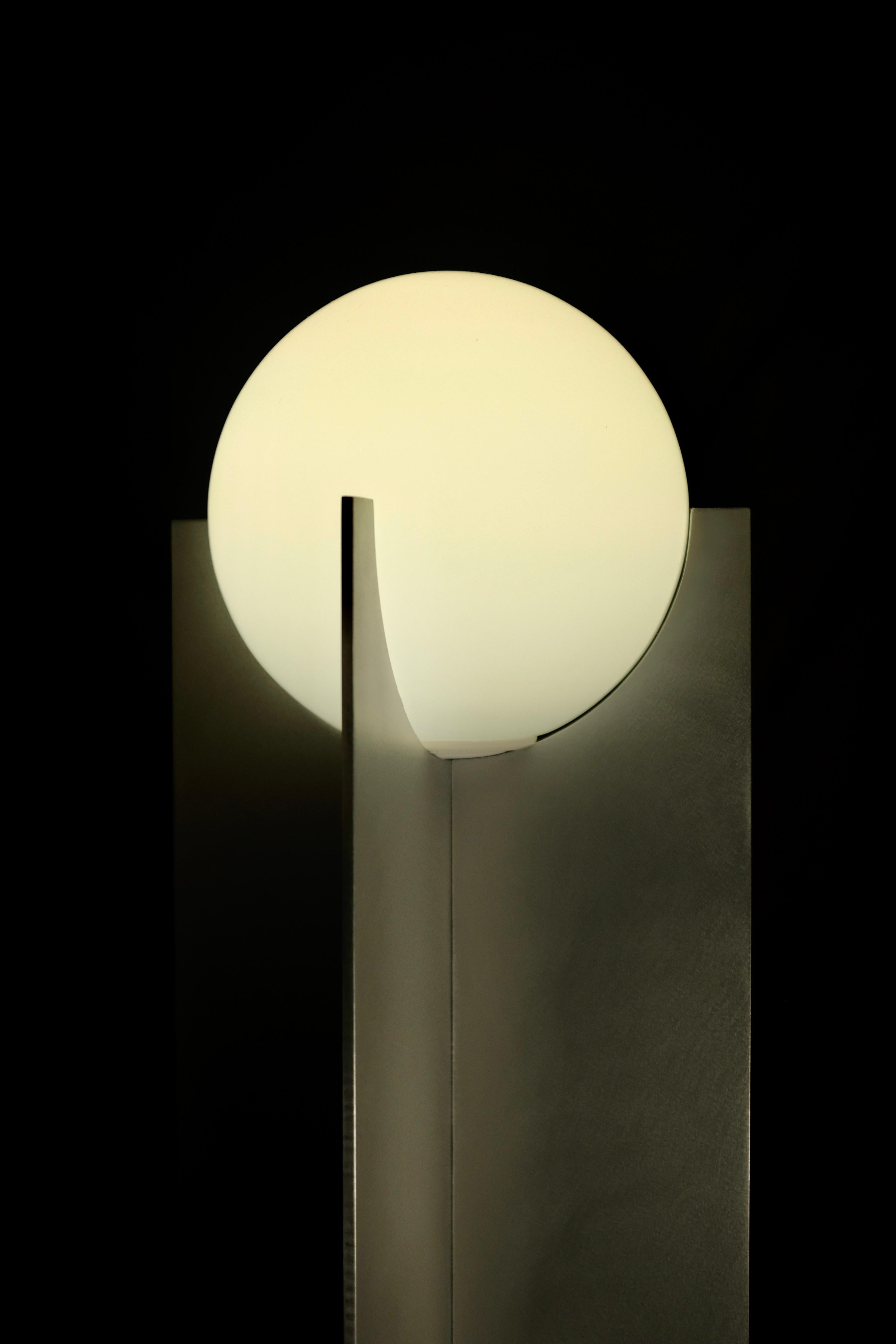 Minimalist Metal Floor Lamp Inspired by Mies van der Rohe, 2024 - 'Mies' For Sale 2