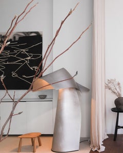 Sculptural Metal Floor Lamp with Samurai-Inspired Design, 2024 – 'Yasuke'