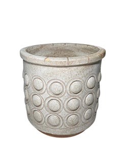 Isla Del Sol Puerto Rican Heavy Round Planter With Saucer