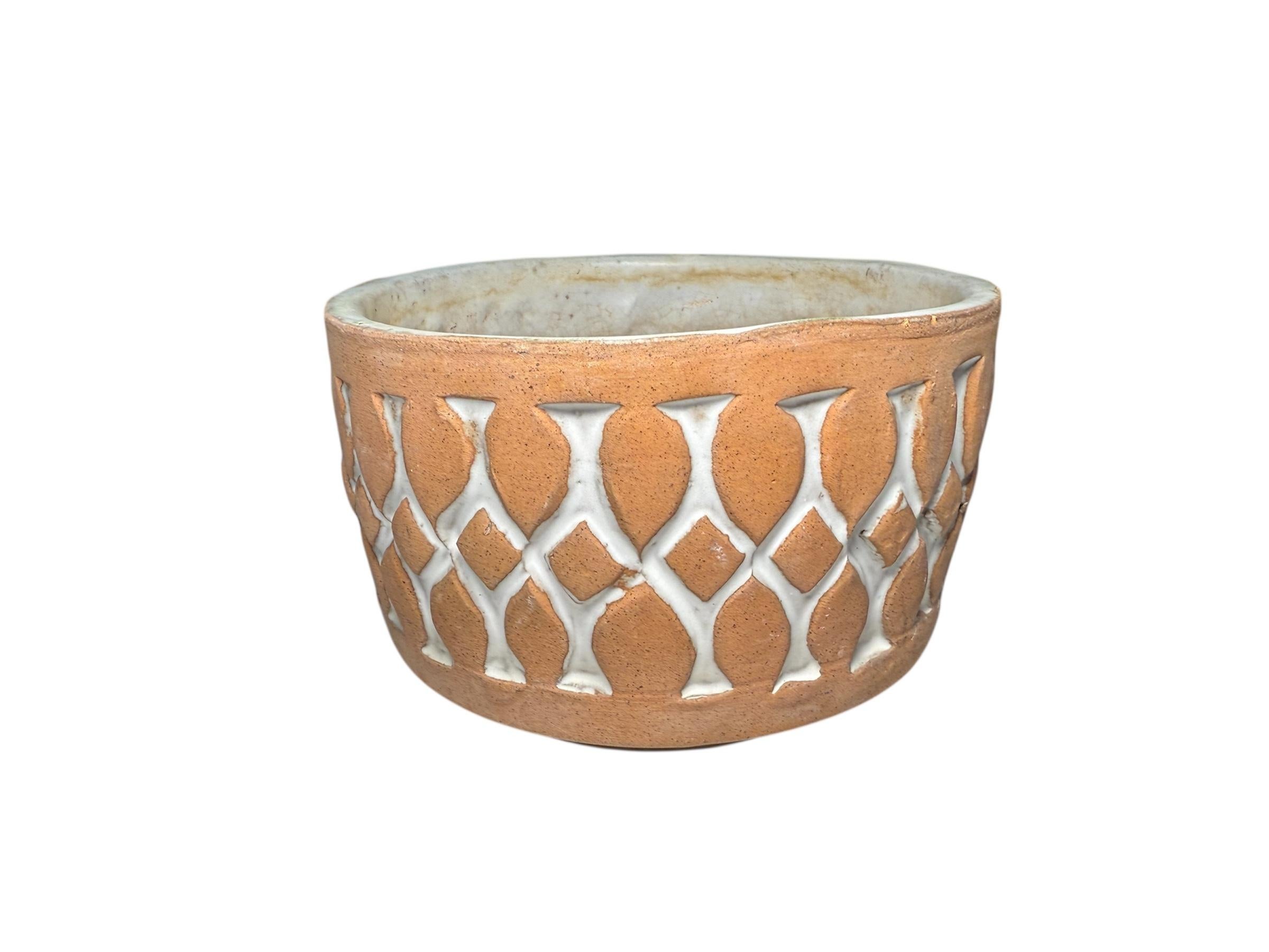 Isla Del Sol Puerto Rican Stoneware Planter (Moderne) im Angebot