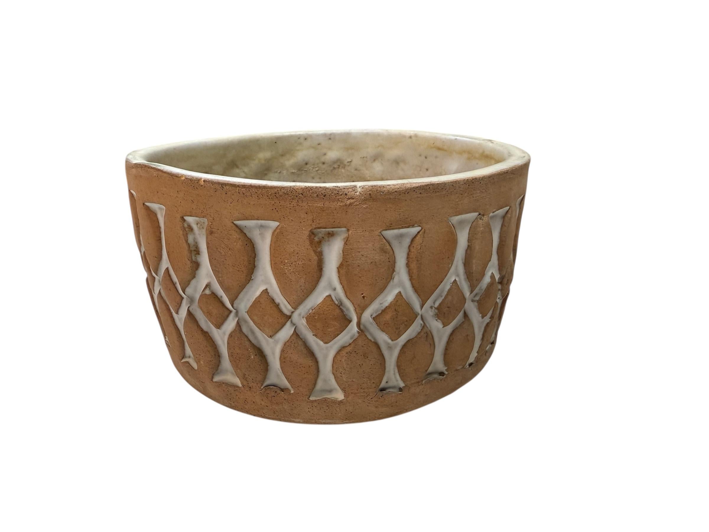 Isla Del Sol Puerto Rican Stoneware Planter (amerikanisch) im Angebot