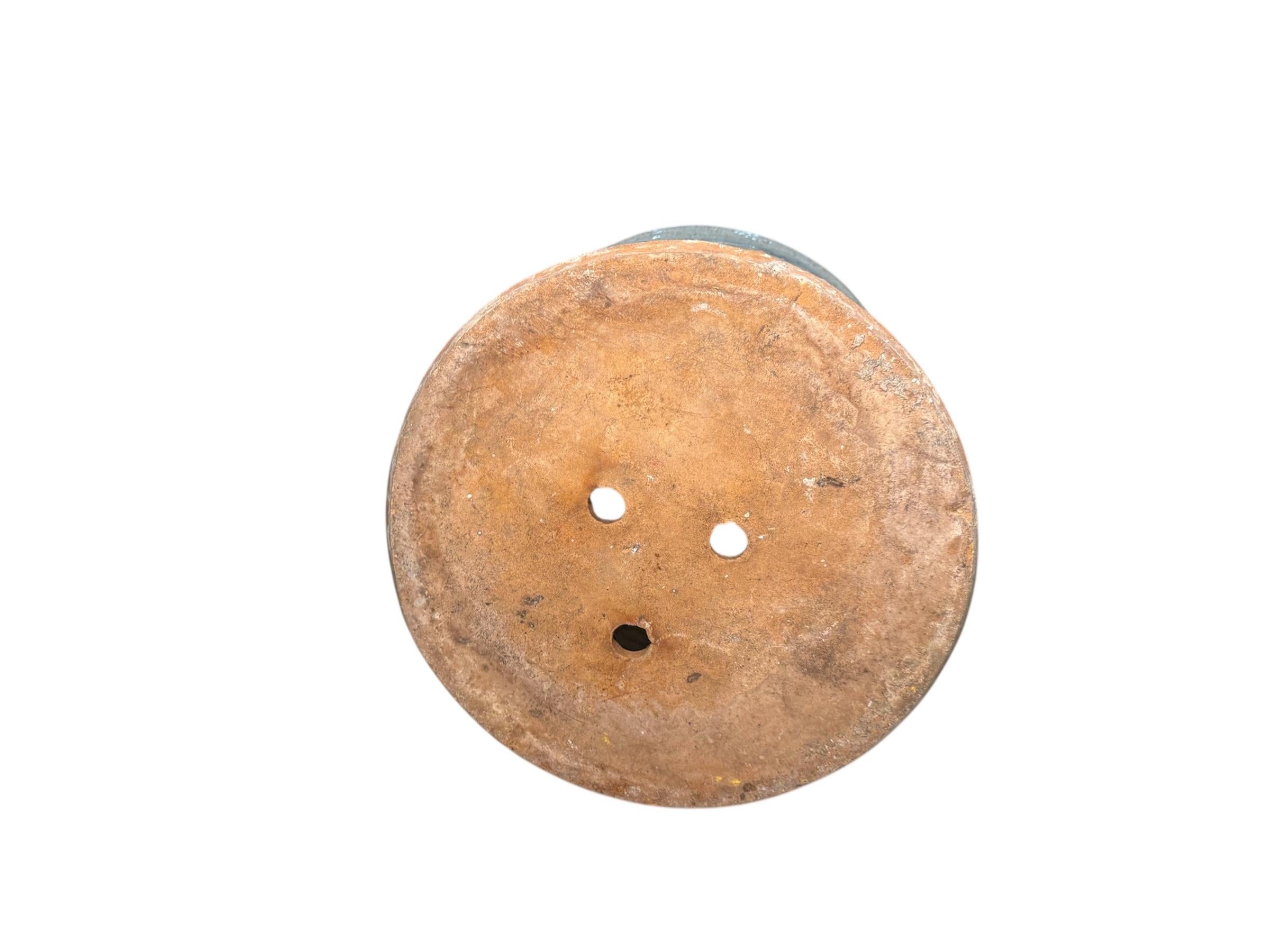 Hand-Crafted Isla Del Sol Puerto Rican Stoneware Planter For Sale