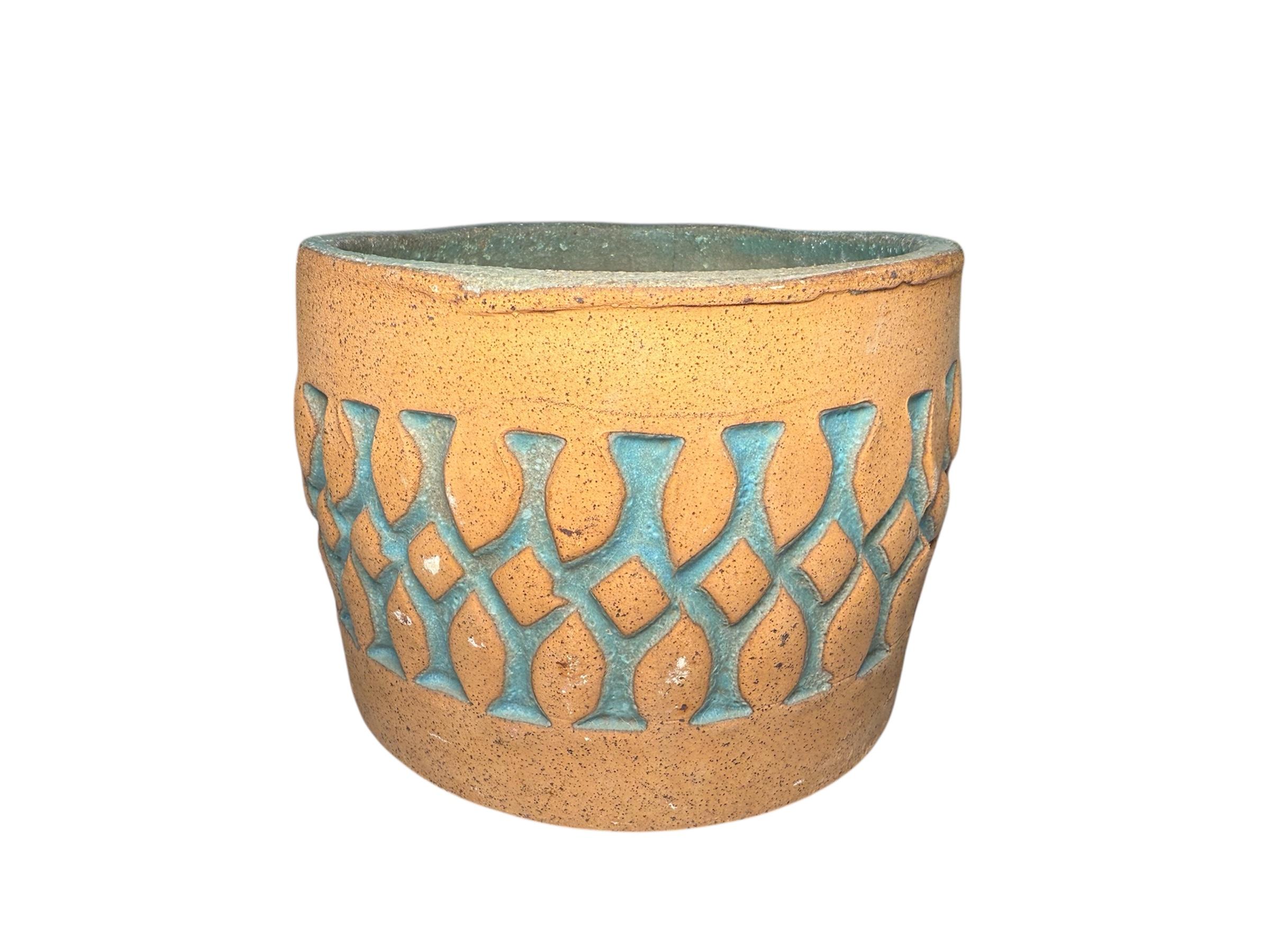 Isla Del Sol Puerto Rican Stoneware Planter im Zustand „Gut“ im Angebot in Guaynabo, PR