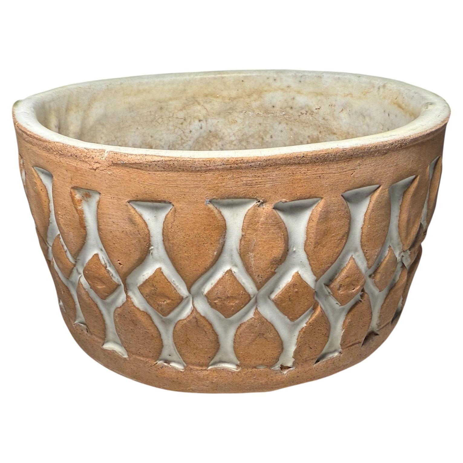 Isla Del Sol Puerto Rican Stoneware Planter im Angebot