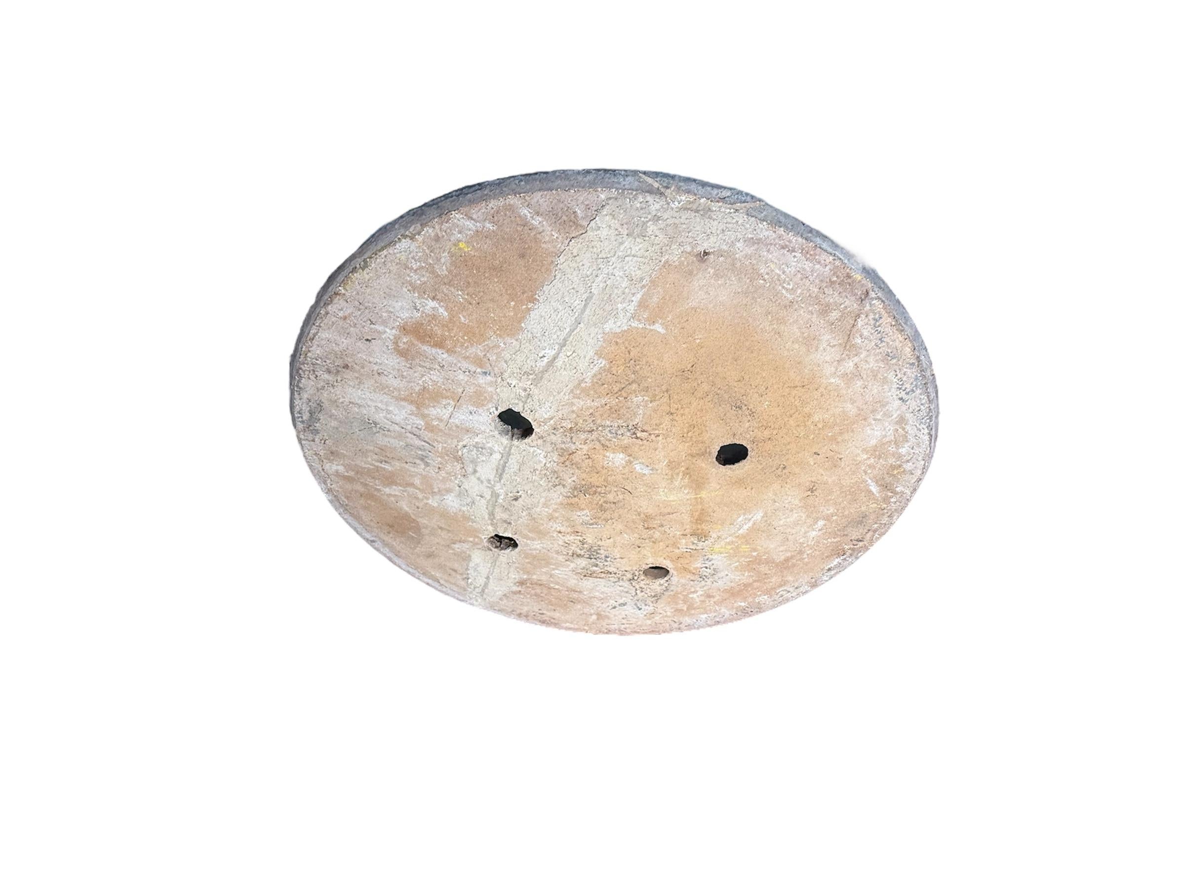 Isla Del Sol Puerto Rican Stoneware Round Planter For Sale 2