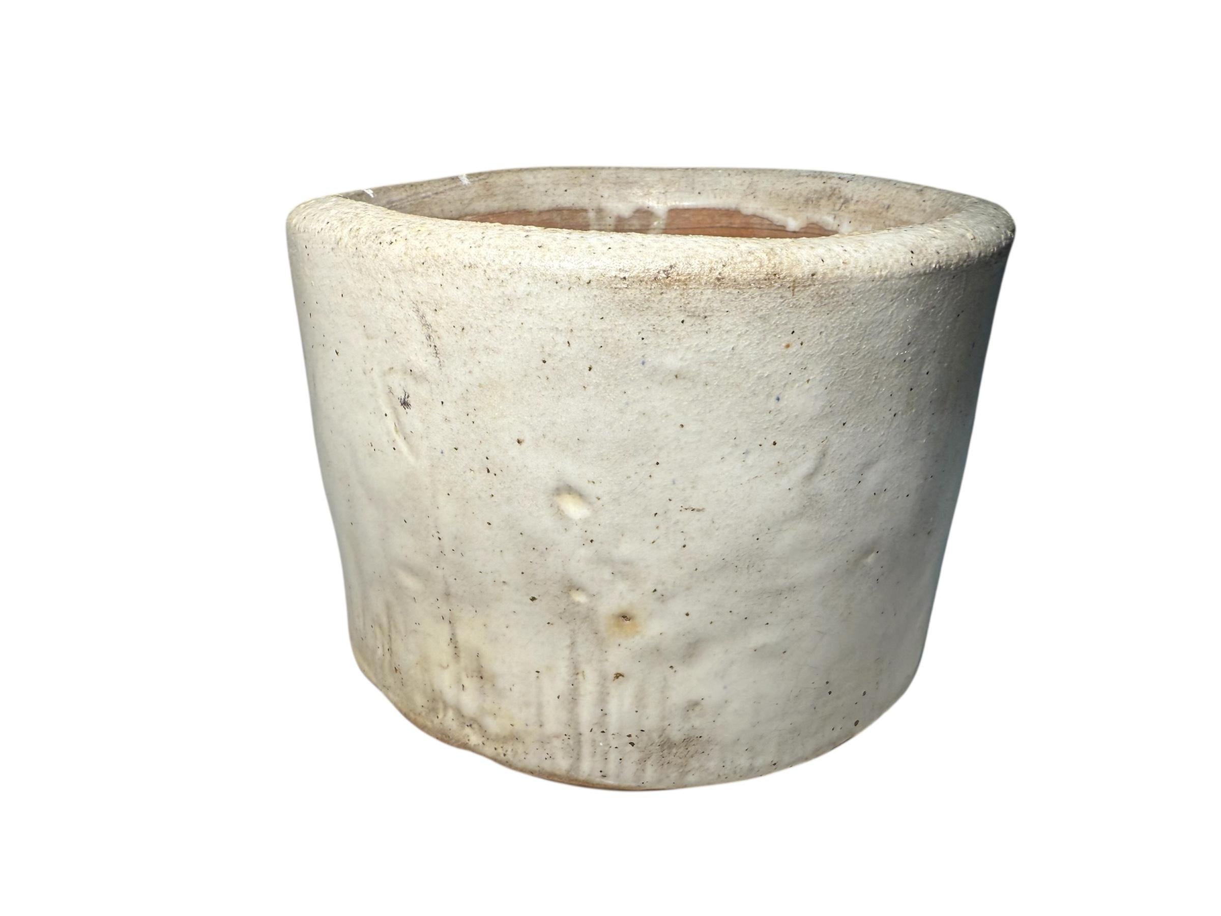 Moderne Isla Del Sol Puerto Rican Stoneware Small Planter en vente