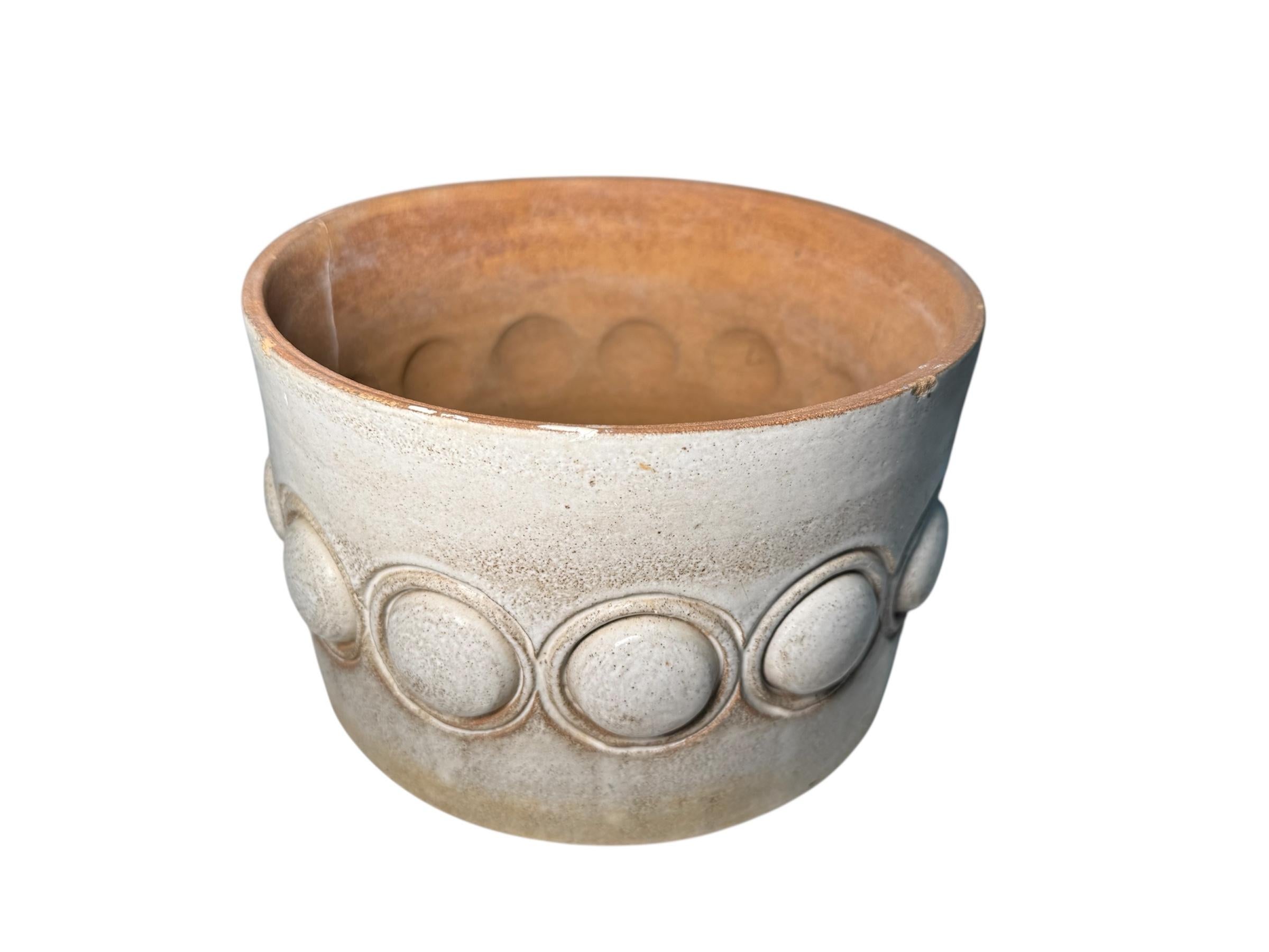 Fait main Isla del Sol Puerto Rican Stoneware Small Planter en vente