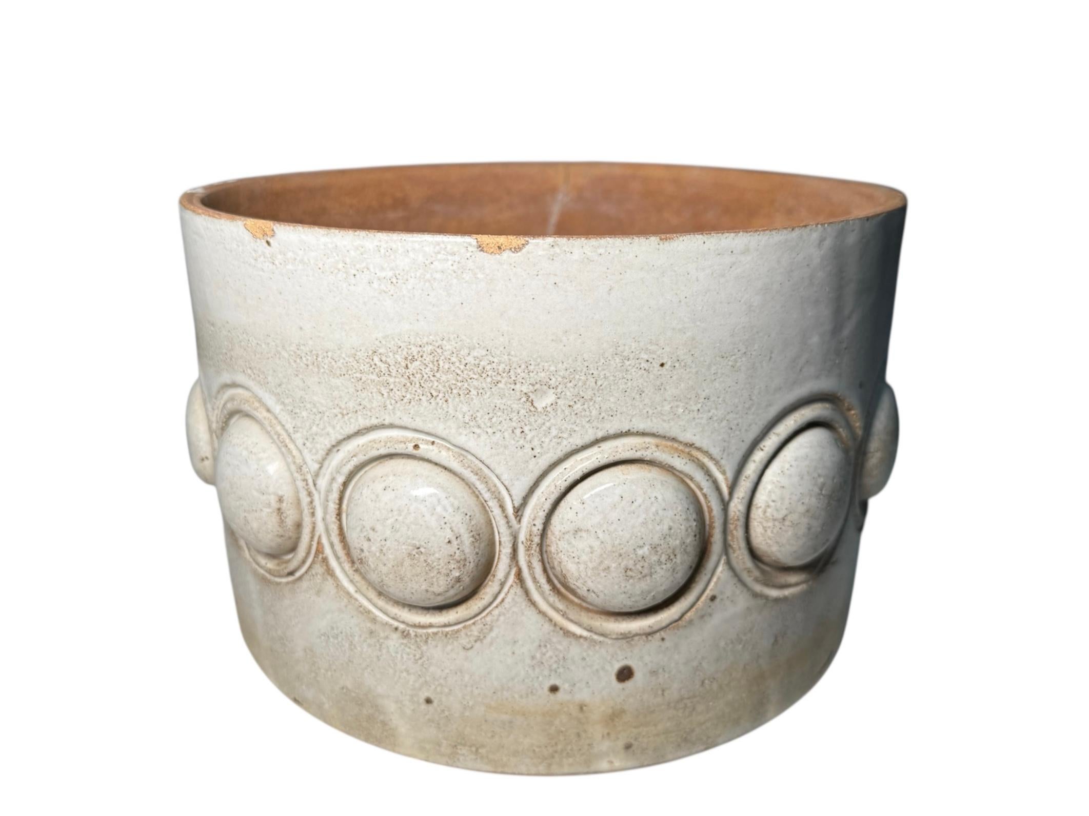 Isla del Sol Puerto Rican Stoneware Small Planter Bon état - En vente à Guaynabo, PR