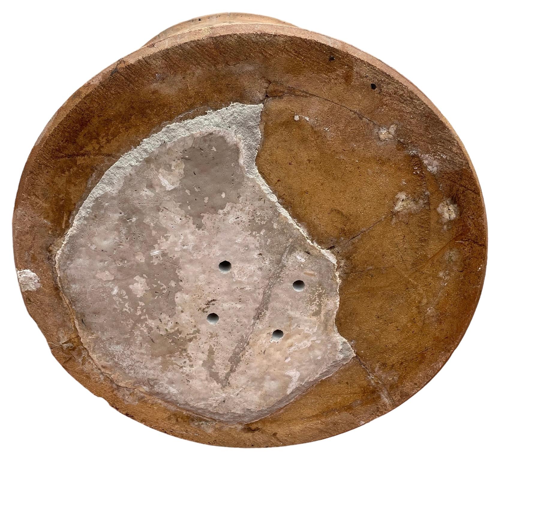 Isla Del Sol Puerto Rico Huge Heavy Stoneware Round Planter 7