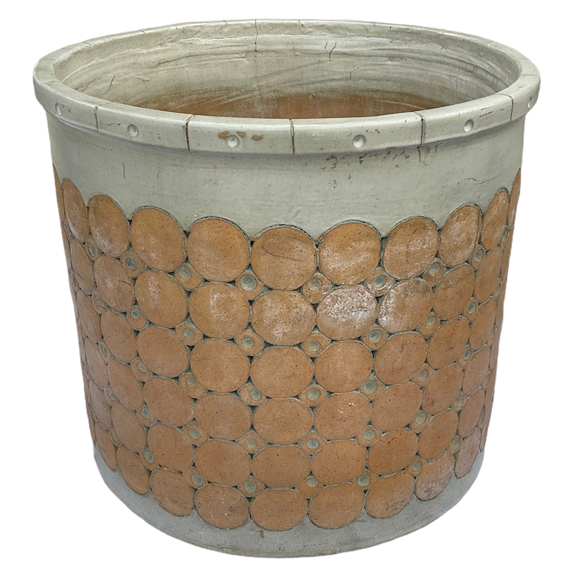 Isla Del Sol Puerto Rico Stoneware Round Planter