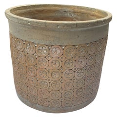Isla Del Sol Puerto Rico Stoneware Round Planter
